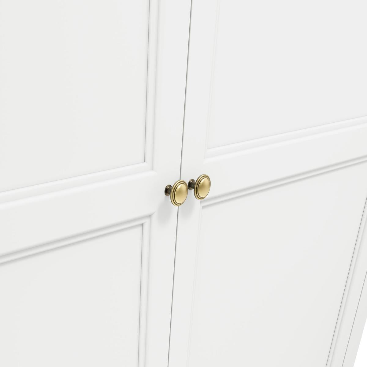 HO+ME Kernow 2 Door Wardrobe In White-Beaumonde