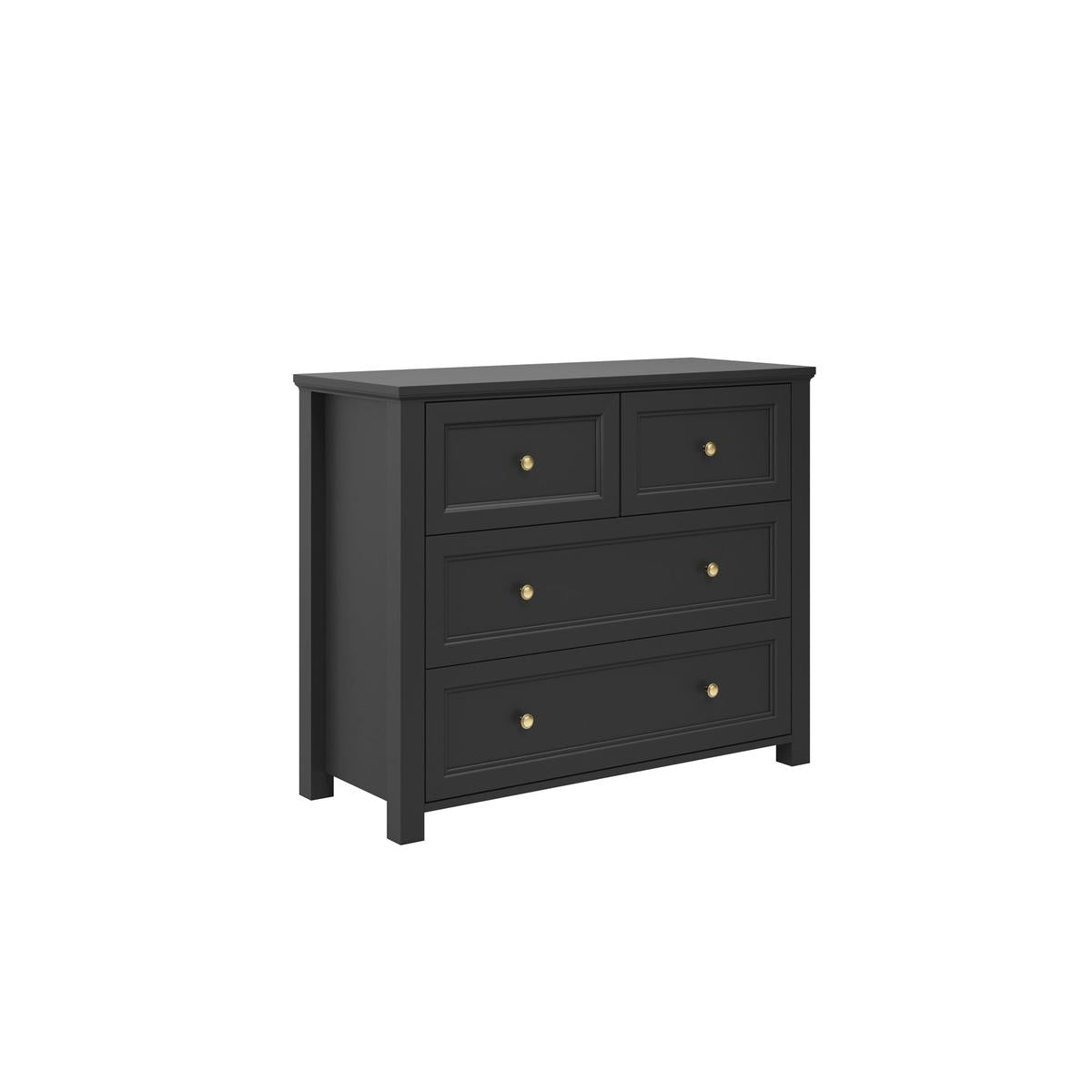 HO+ME Kernow Chest Of Drawers In Black-Beaumonde