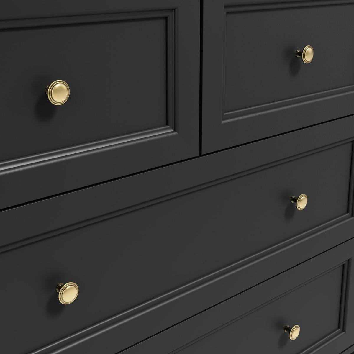 HO+ME Kernow Chest Of Drawers In Black-Beaumonde