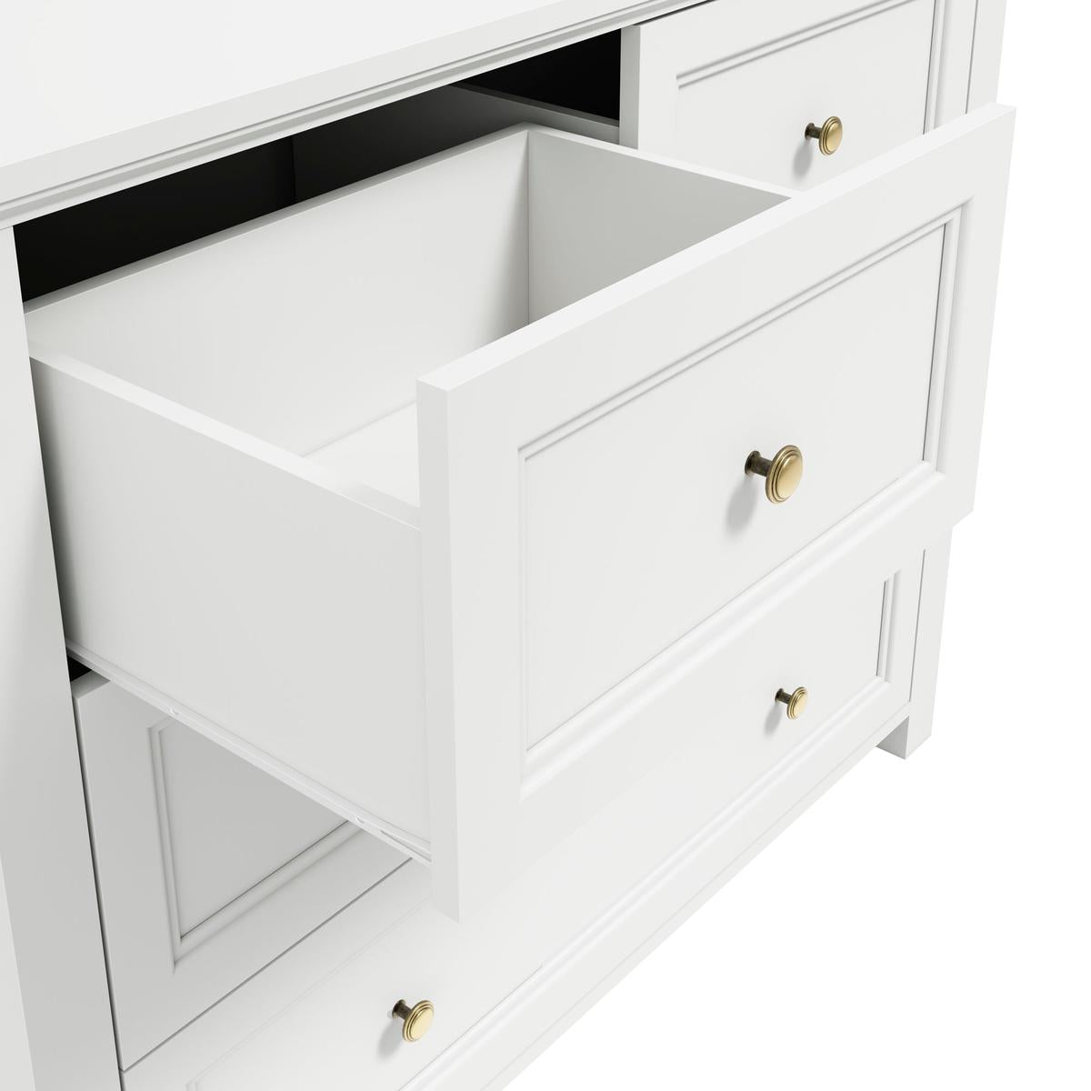 HO+ME Kernow Chest Of Drawers In White-Beaumonde
