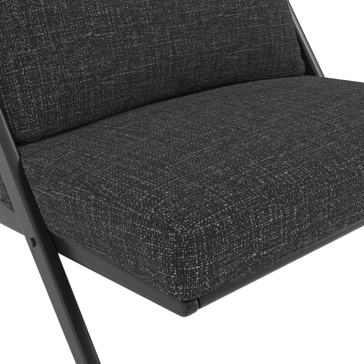 HO+ME Lyric Accent Chair In Black-Beaumonde