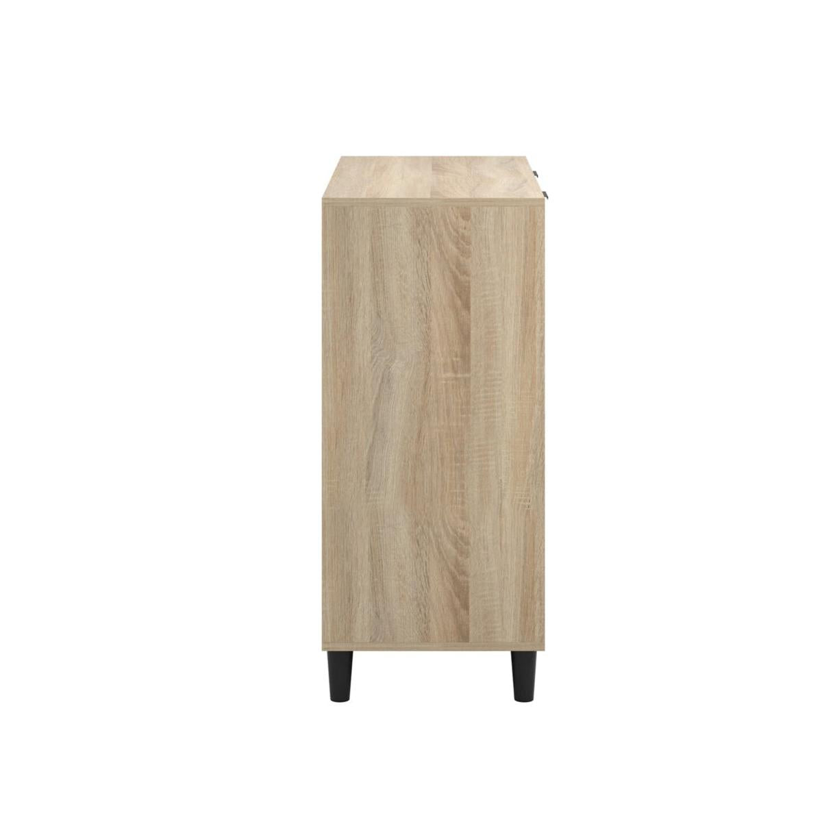 HO+ME Malmo 4 Drawer Chest in Chevron side