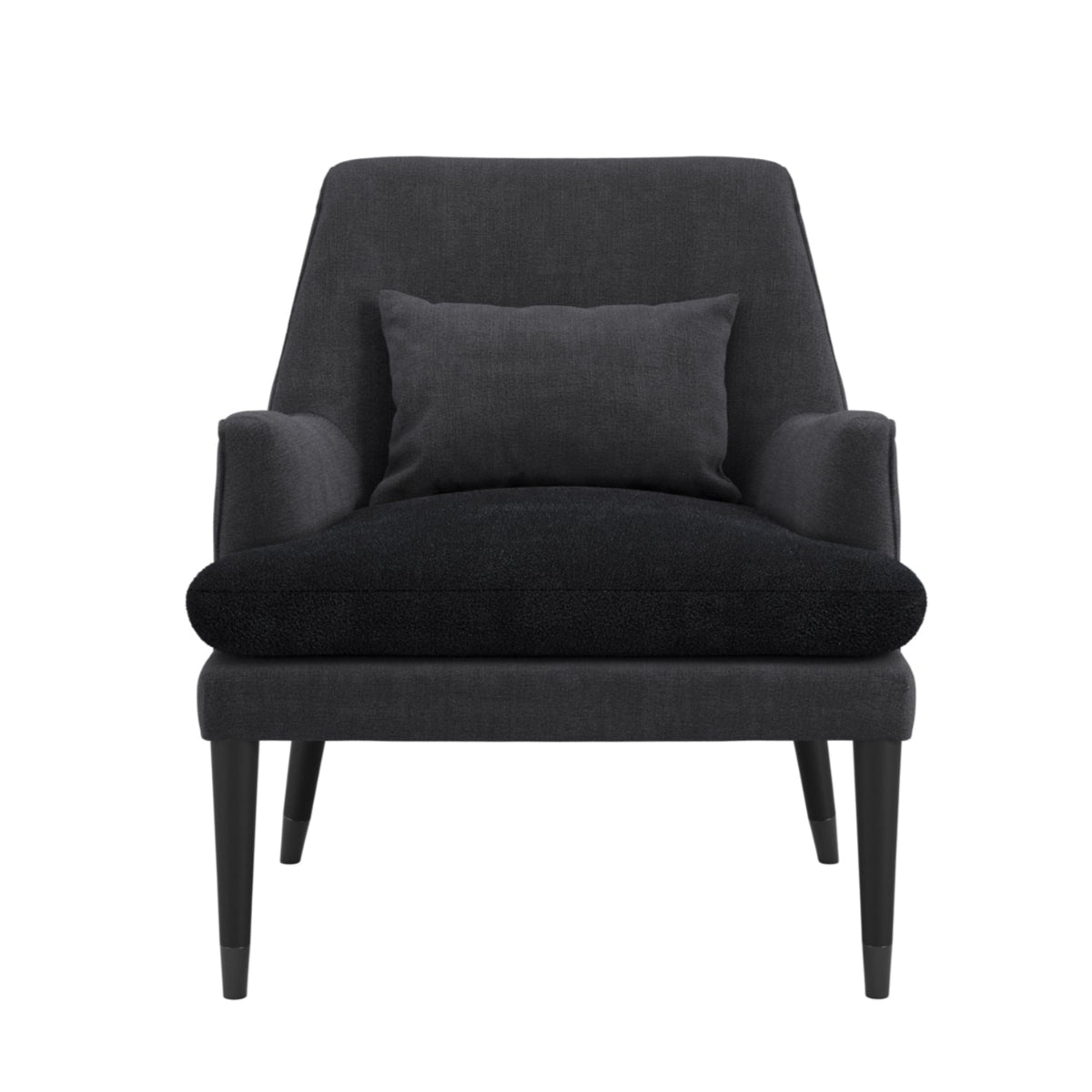 HO+ME Radley Armchair In Anthracite Grey front