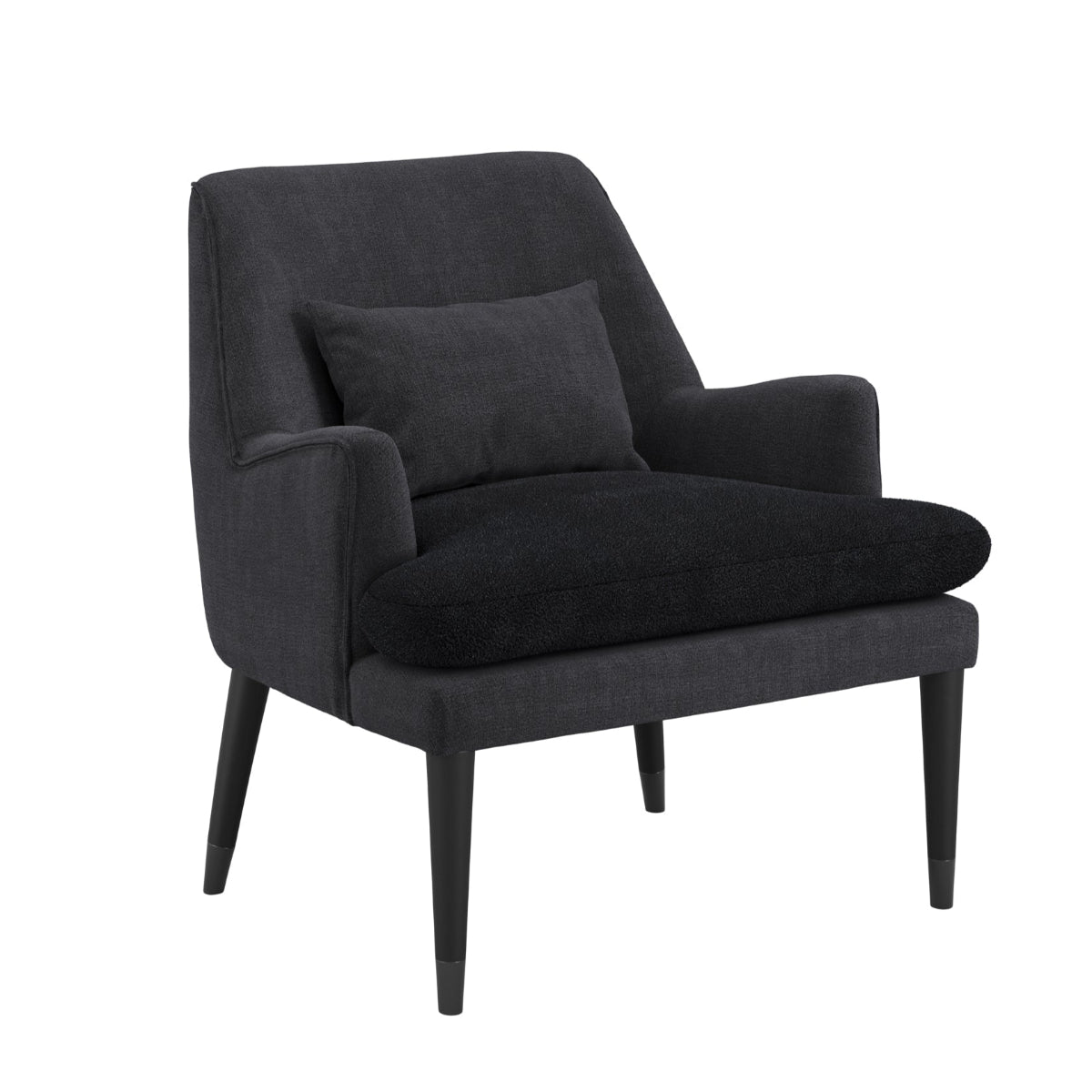 HO+ME Radley Armchair In Anthracite Grey