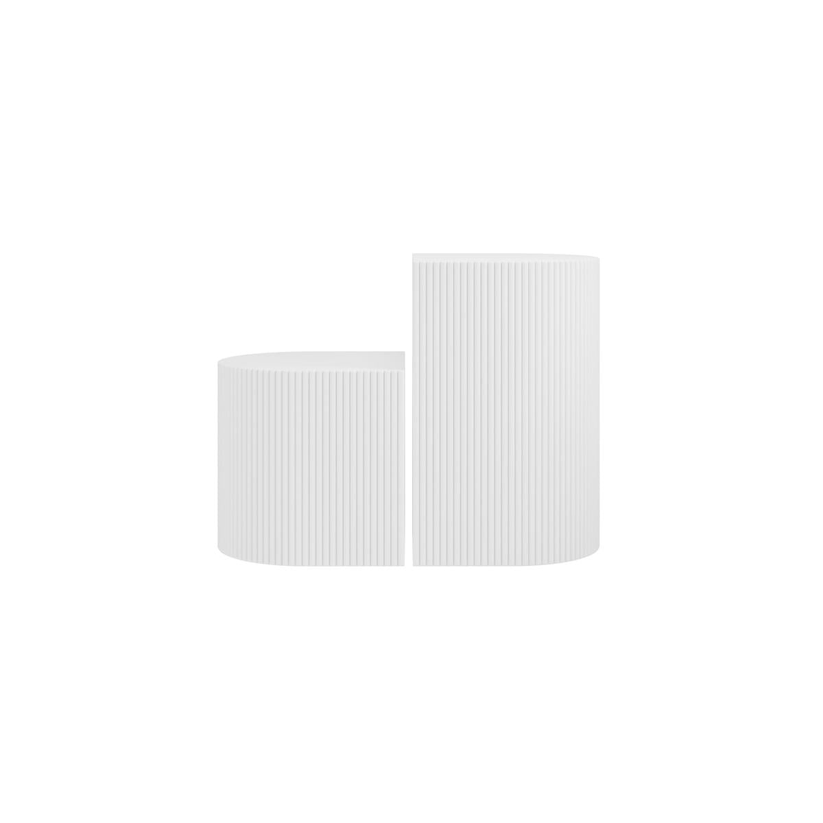 HO+ME Reeve Side Tables In White