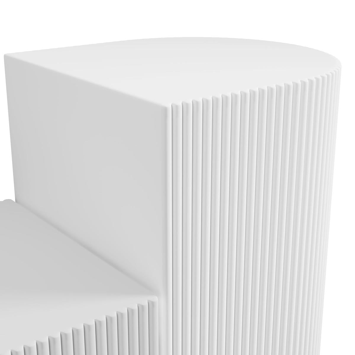 HO+ME Reeve Side Tables In White