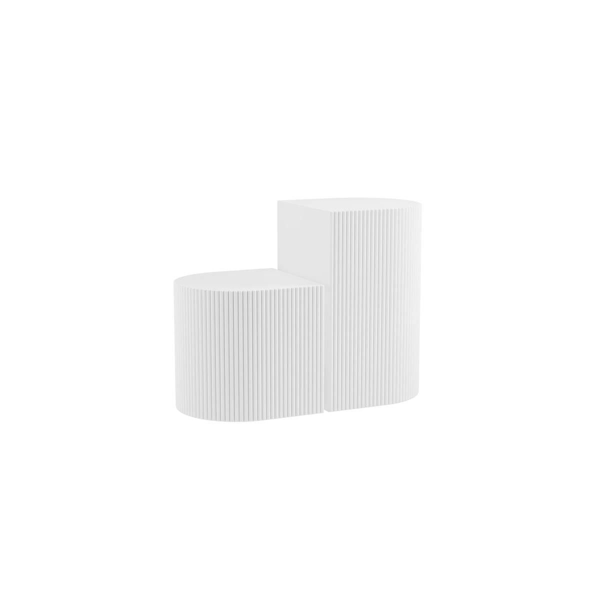 HO+ME Reeve Side Tables In White