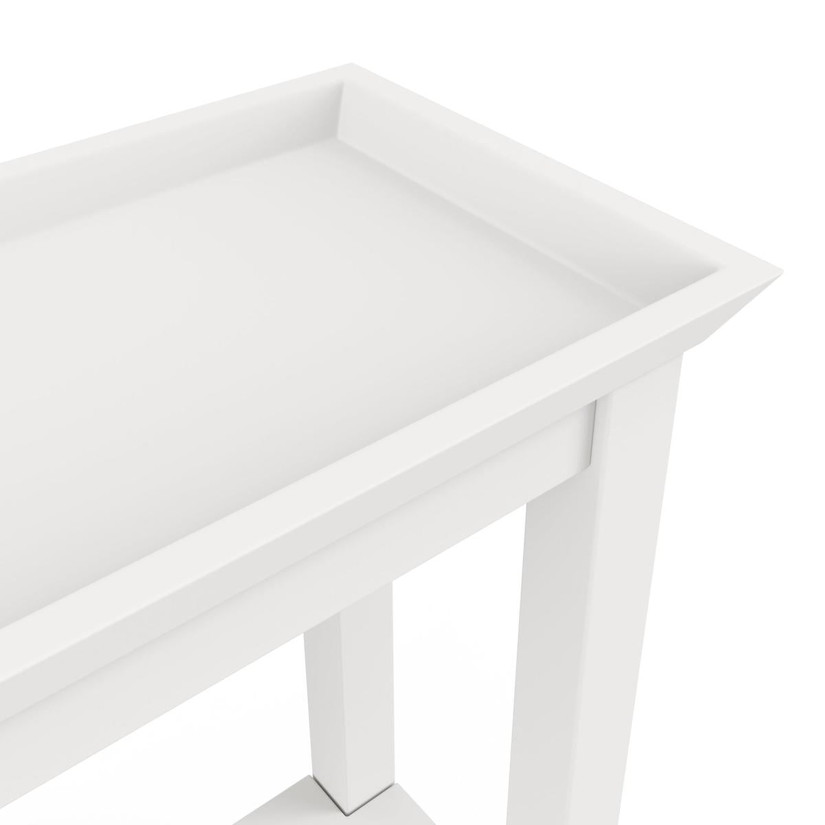 HO+ME Riviera Side Table In White-Beaumonde
