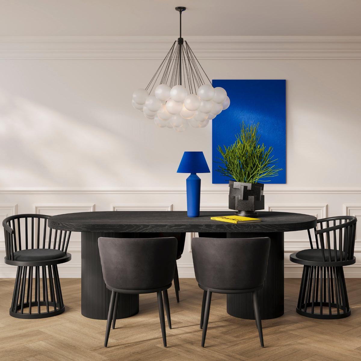 HO+ME Ronan Dining Chair In Black lifestyle