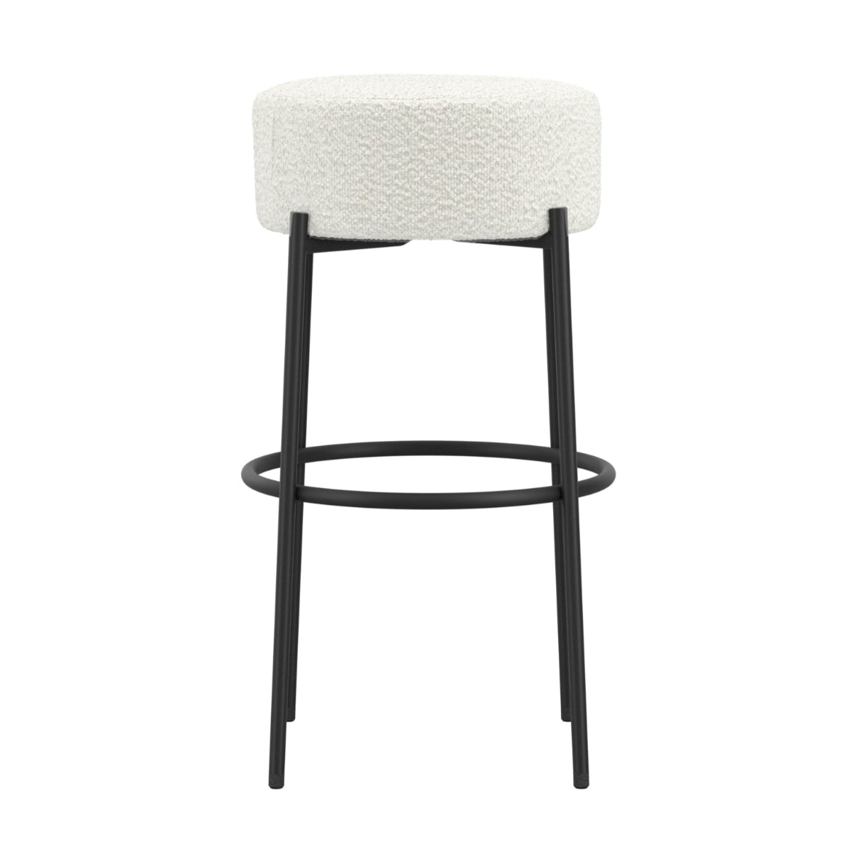 HO+ME Ronda Counter Stool in Ivory side