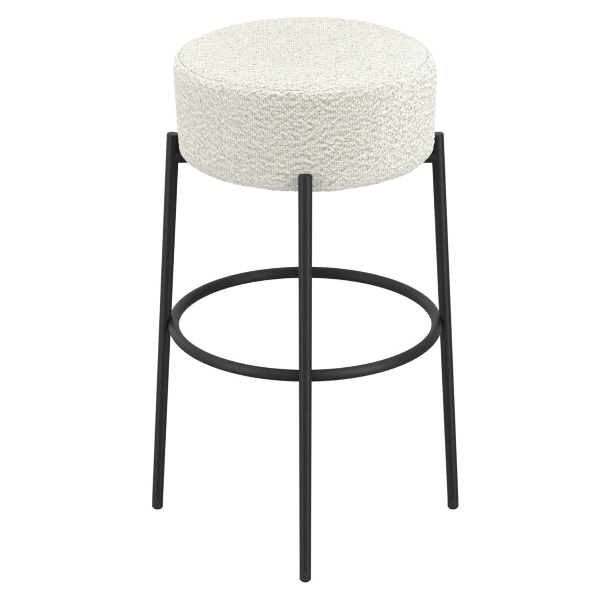 HO+ME Ronda Counter Stool in Ivory
