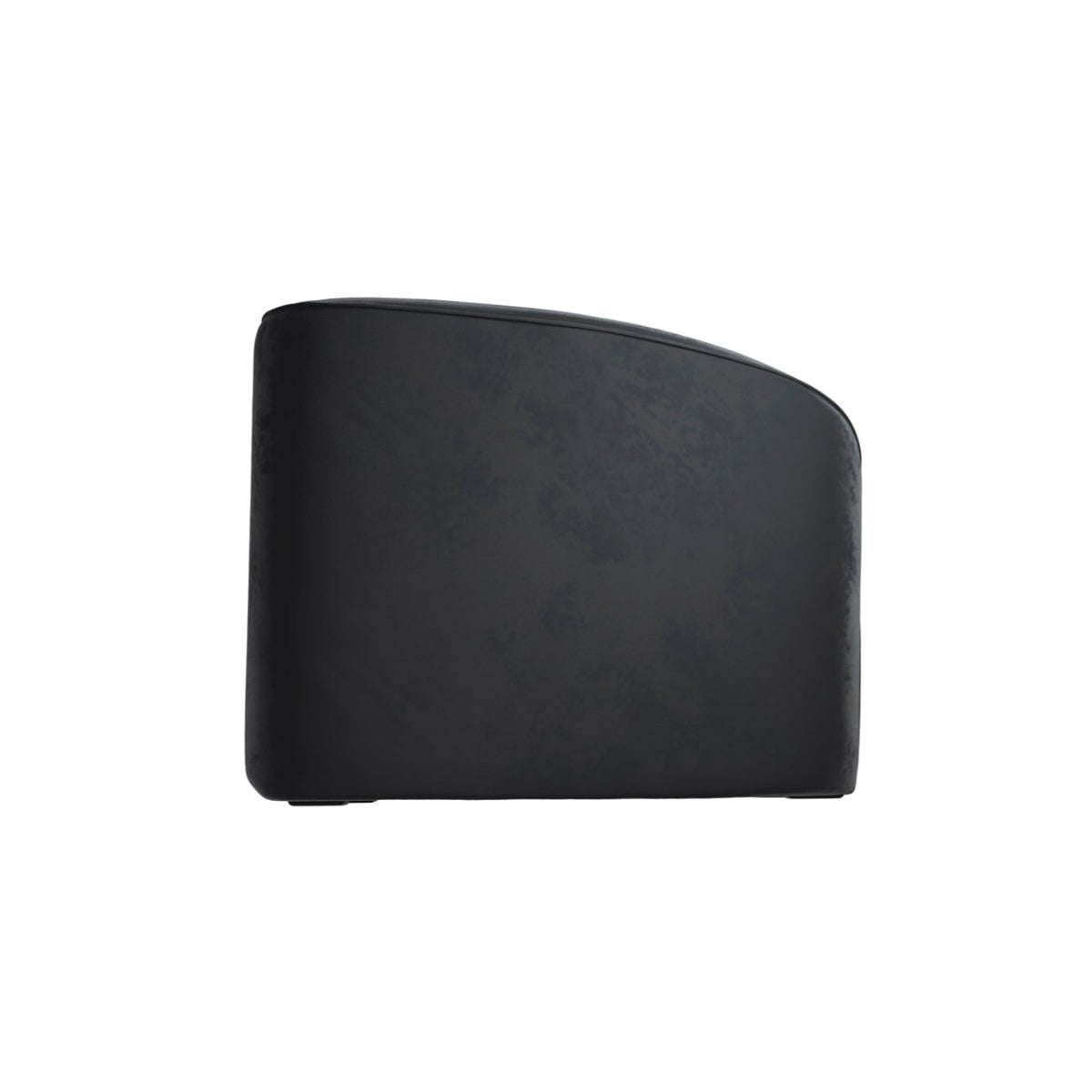 HO+ME Ruma Curved Black Armchair side