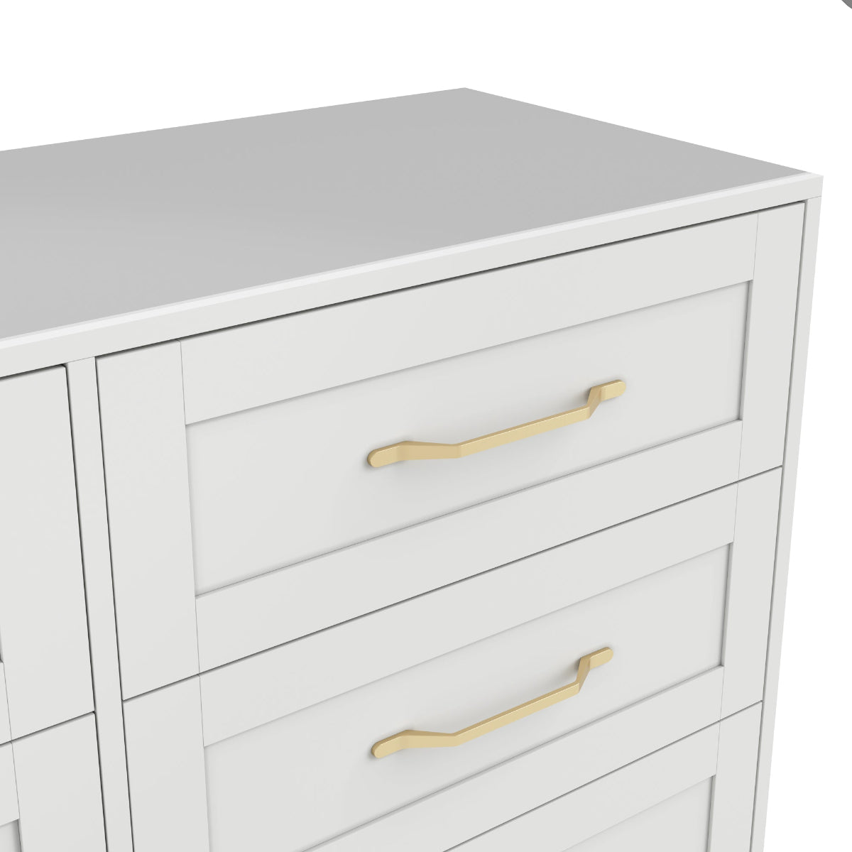 HO+ME Serenity Chest Of Drawers In White close up