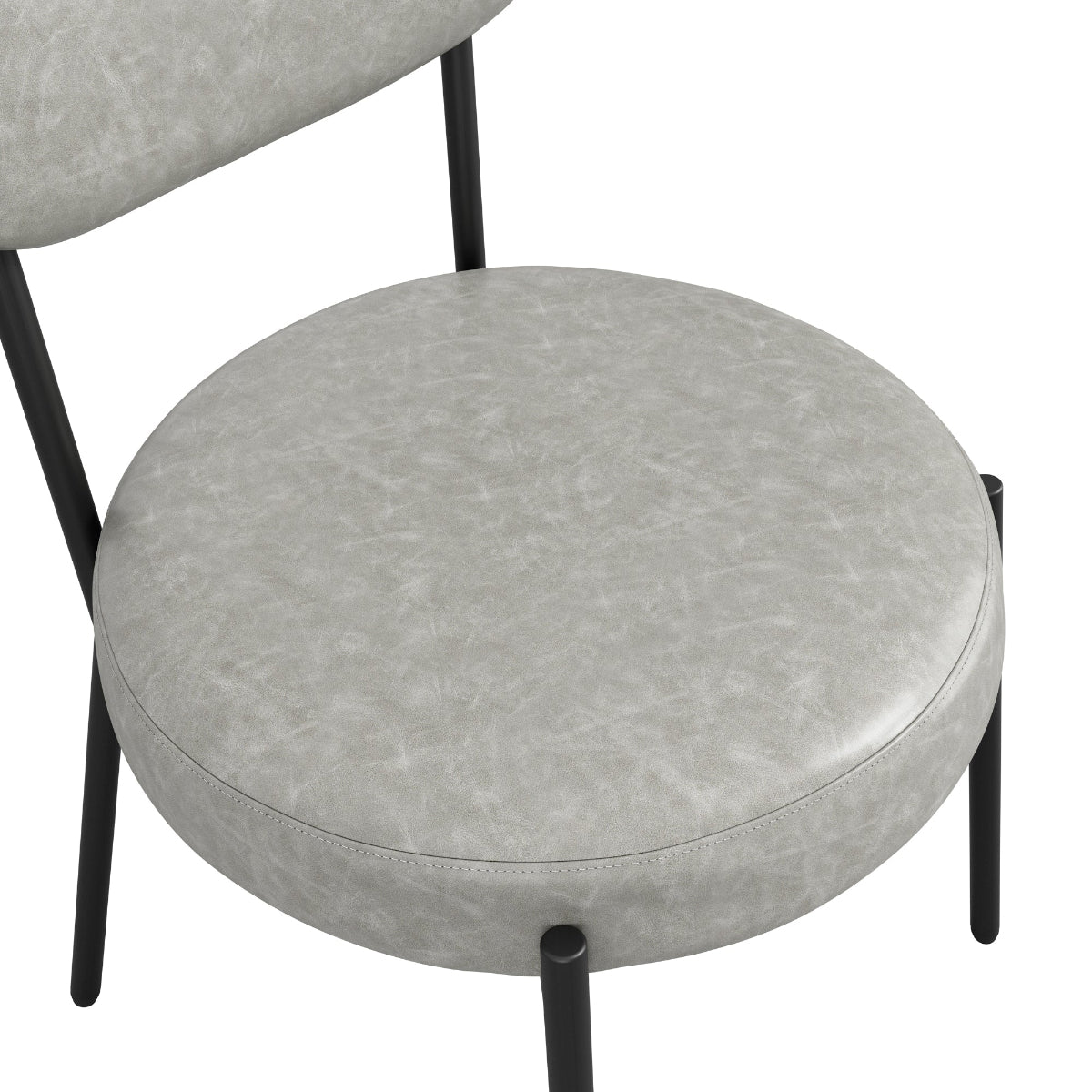 HO+ME Sinclair Dining Set of Two Dining Chairs In Graphite close