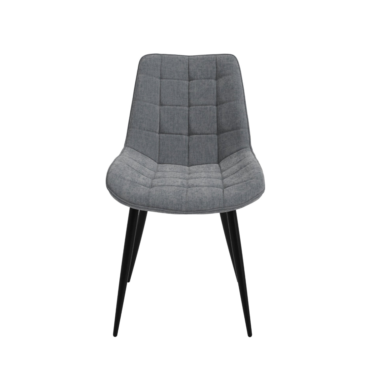 HO+ME Thorsten Marbled Dining Table And Chairs Set In Black Calacatta chair front