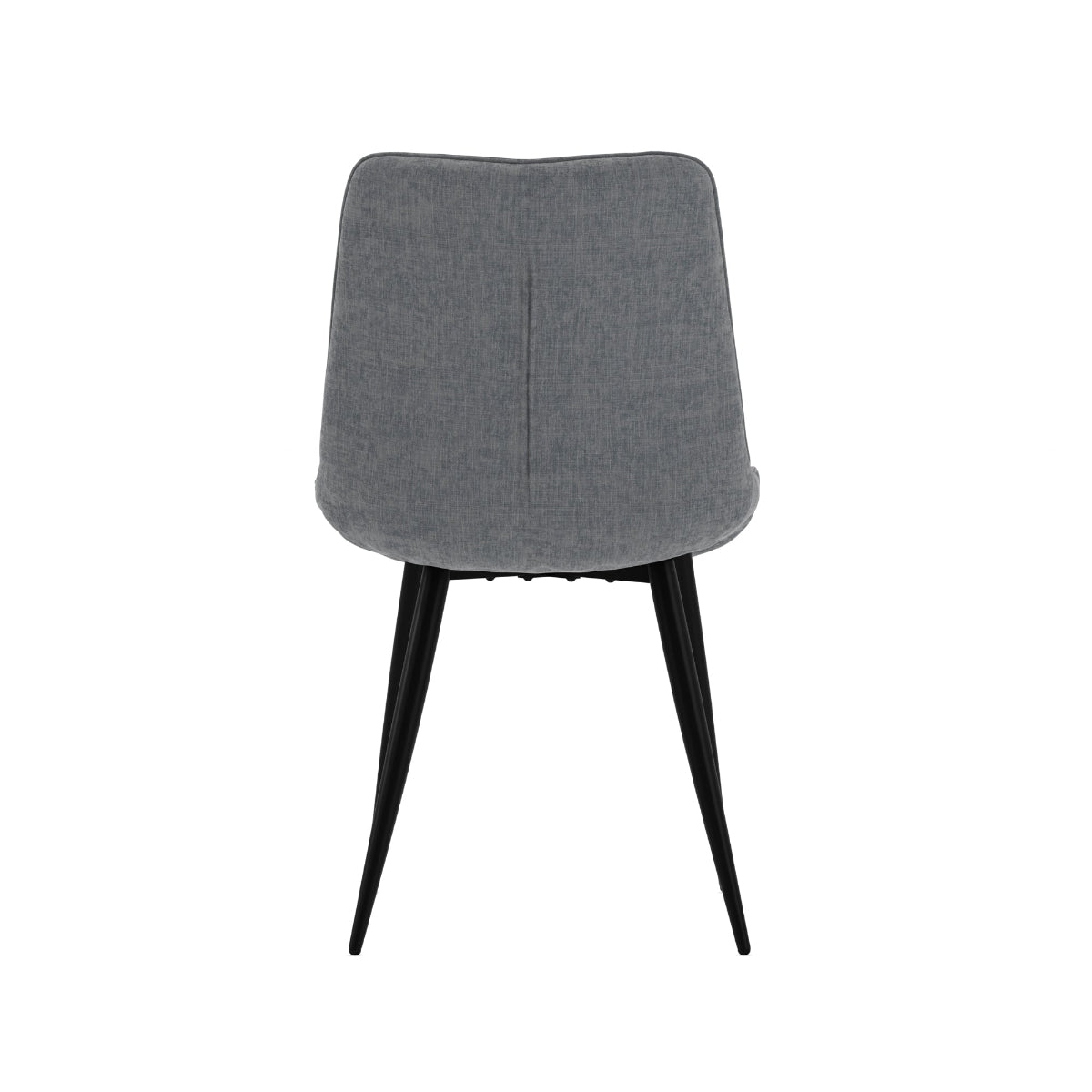 HO+ME Thorsten Marbled Dining Table And Chairs Set In Black Calacatta chair rear