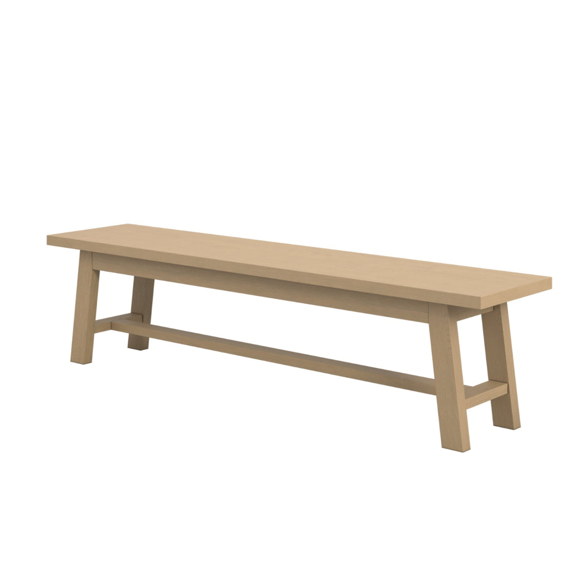 HO+ME Tide Dining Bench In Latte