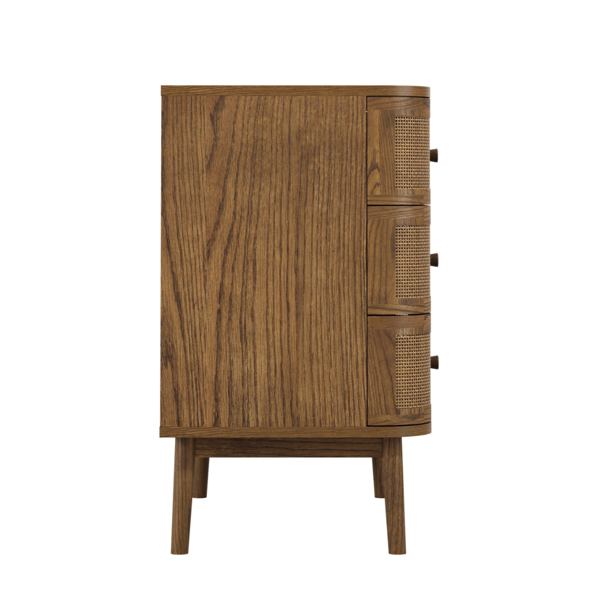 HO+ME Valentine Chest Of Drawers In Smoked Wood side