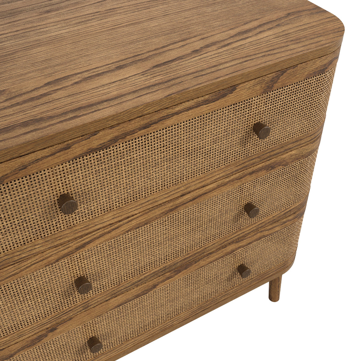 HO+ME Valentine Chest Of Drawers In Smoked Wood close