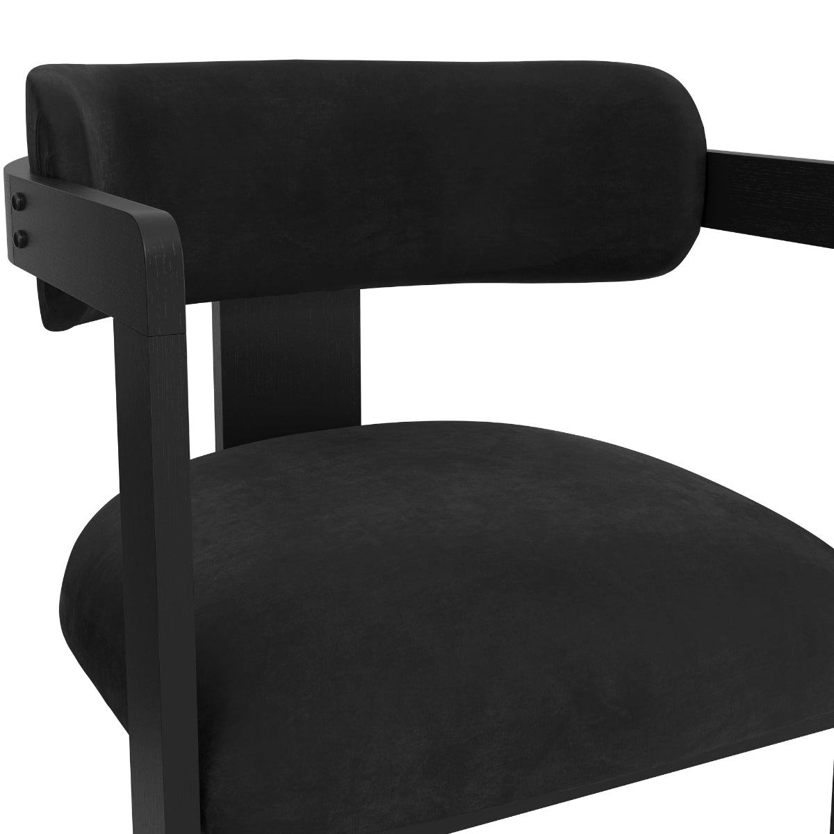 HO+ME Vance Dining Chair In Black close
