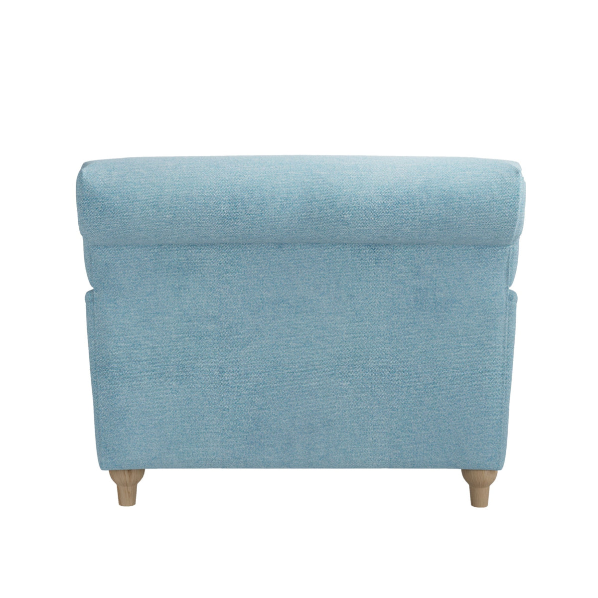 HO+ME Whisper Armchair In Duck Egg Blue Weave rear