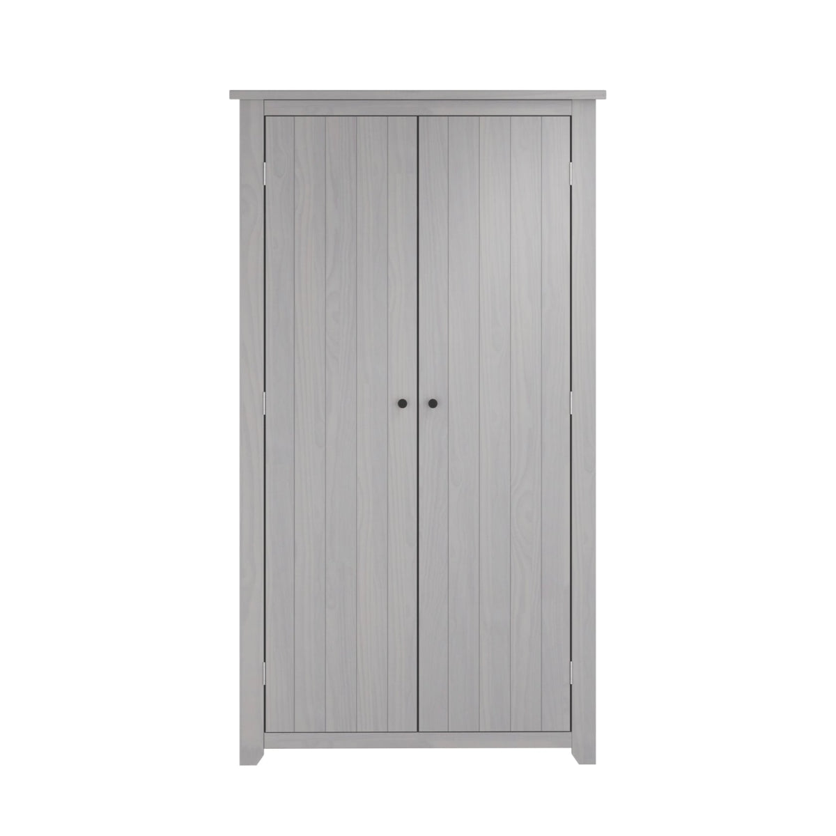 HO+ME Winslow 2 Door Wardrobe In Washed Grey front