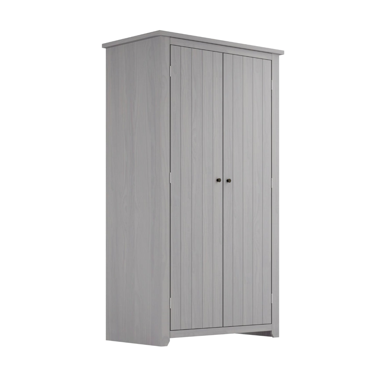 HO+ME Winslow 2 Door Wardrobe In Washed Grey