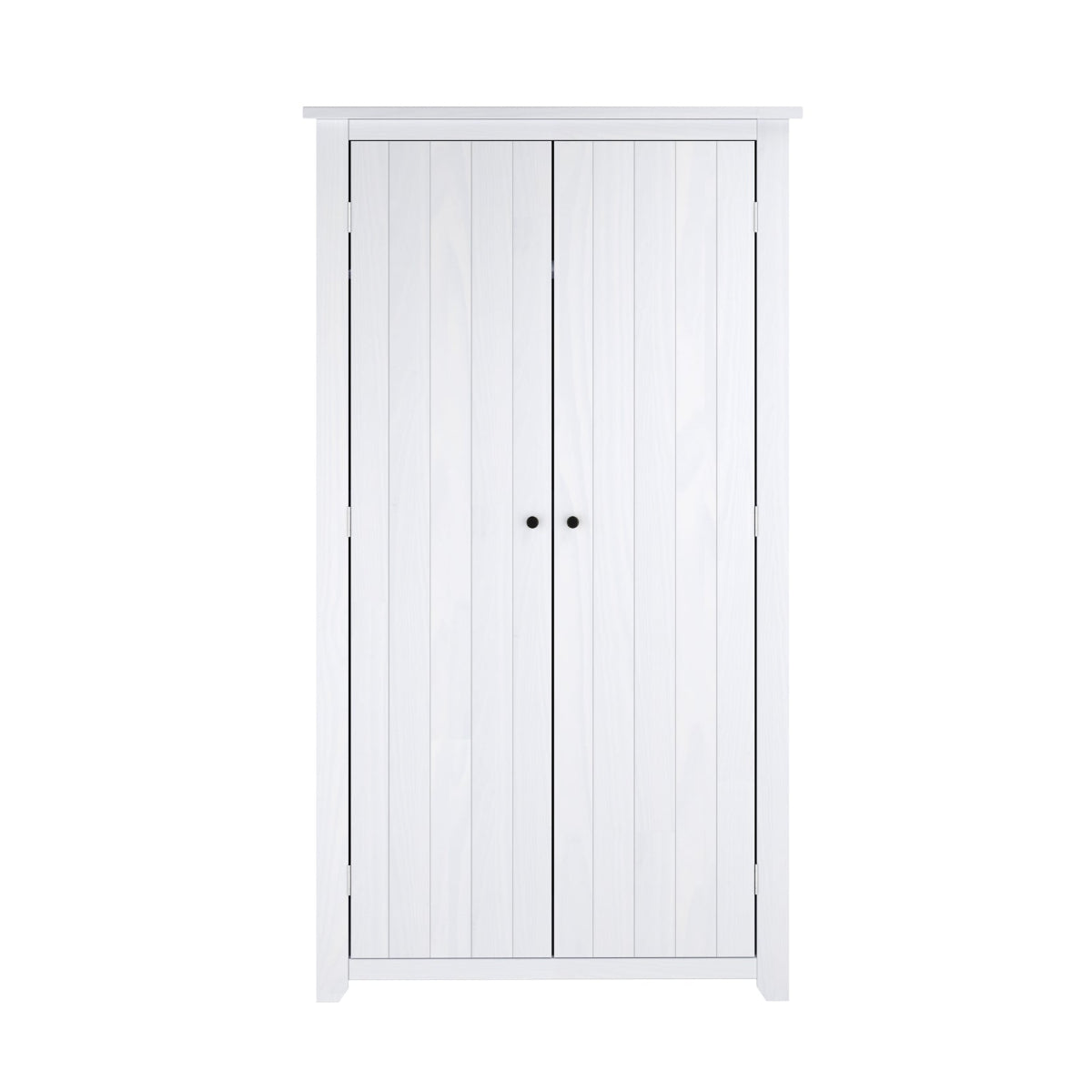 HO+ME Winslow 2 Door Wardrobe In Washed White front