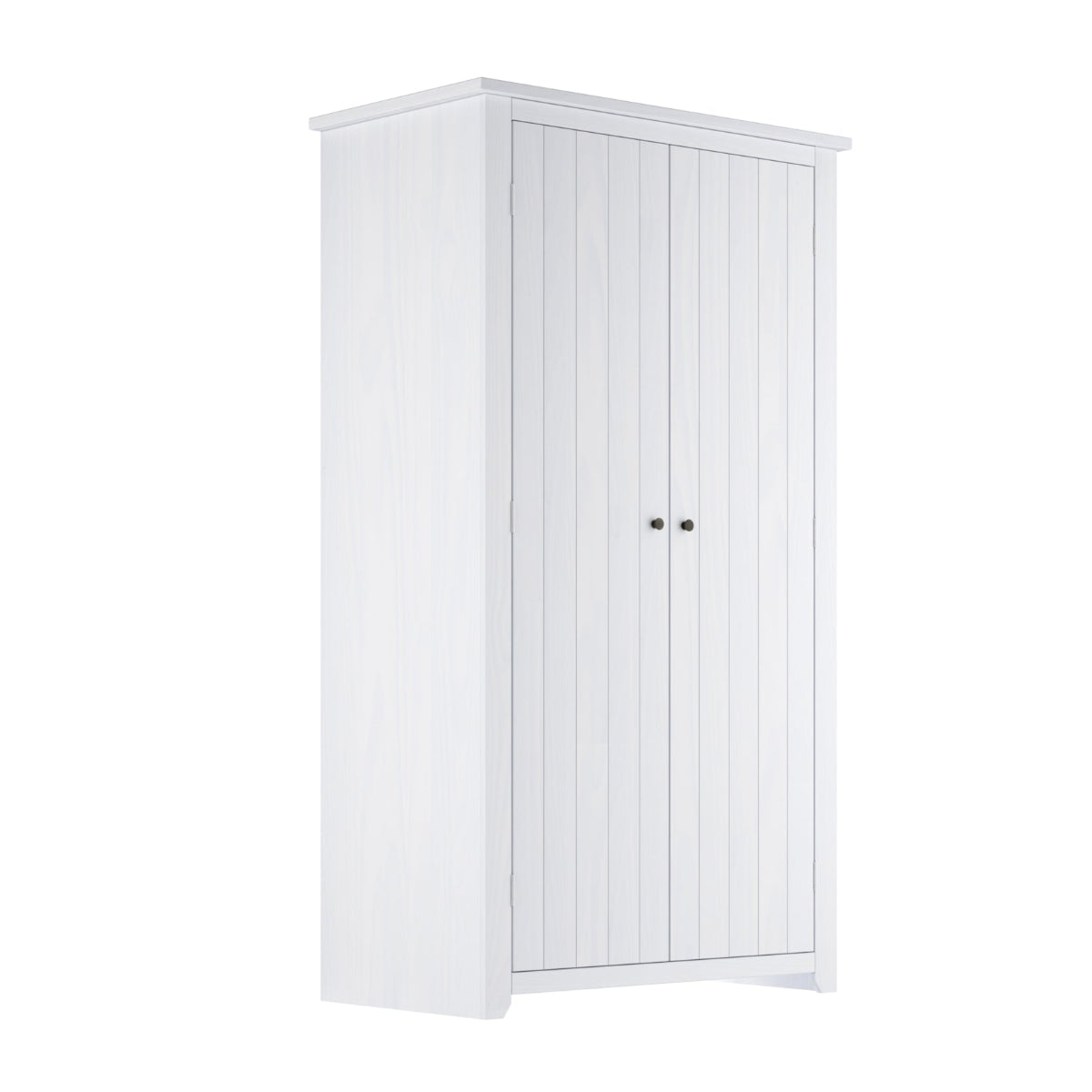 HO+ME Winslow 2 Door Wardrobe In Washed White