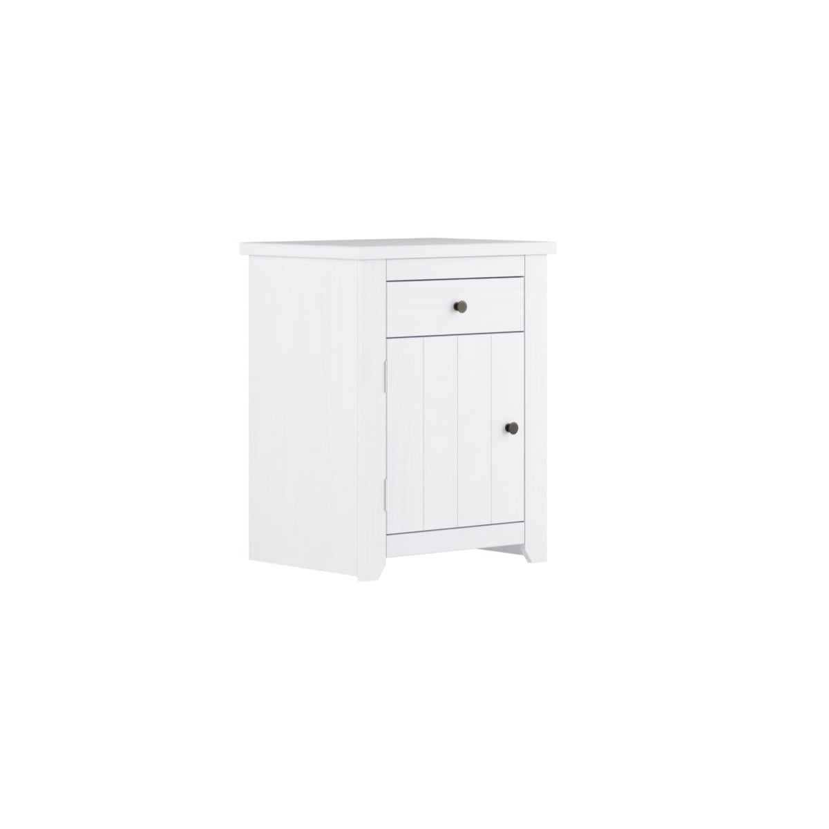 Havana White Bedside WhiteWashed Pine & Antique Handles — free download