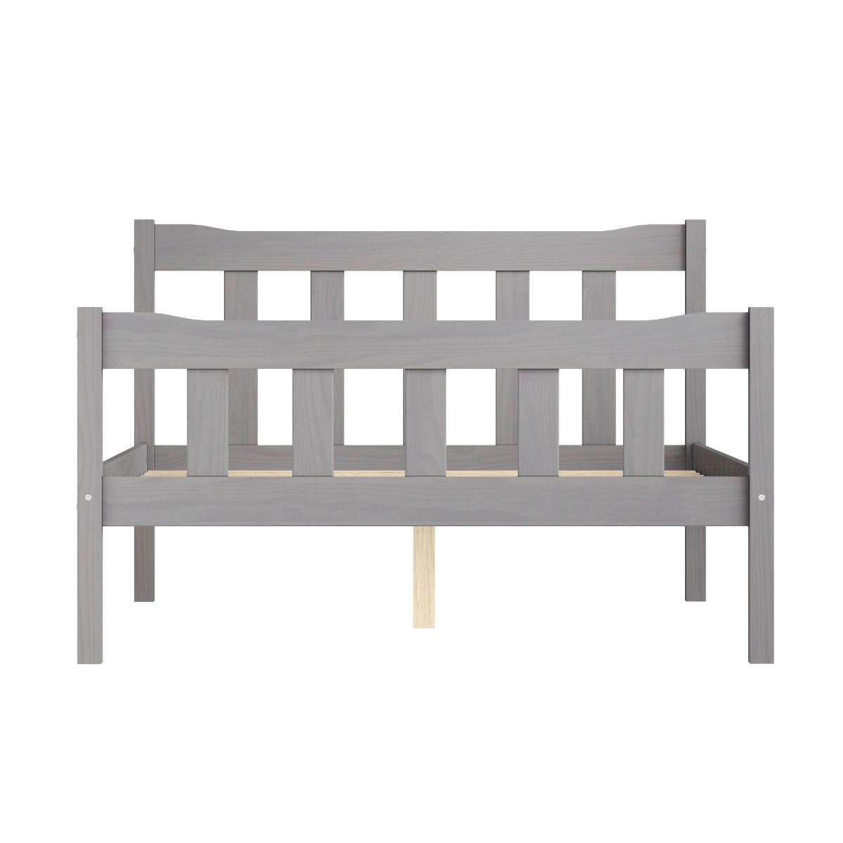 HO+ME Winslow King Size Bed In Washed Grey front