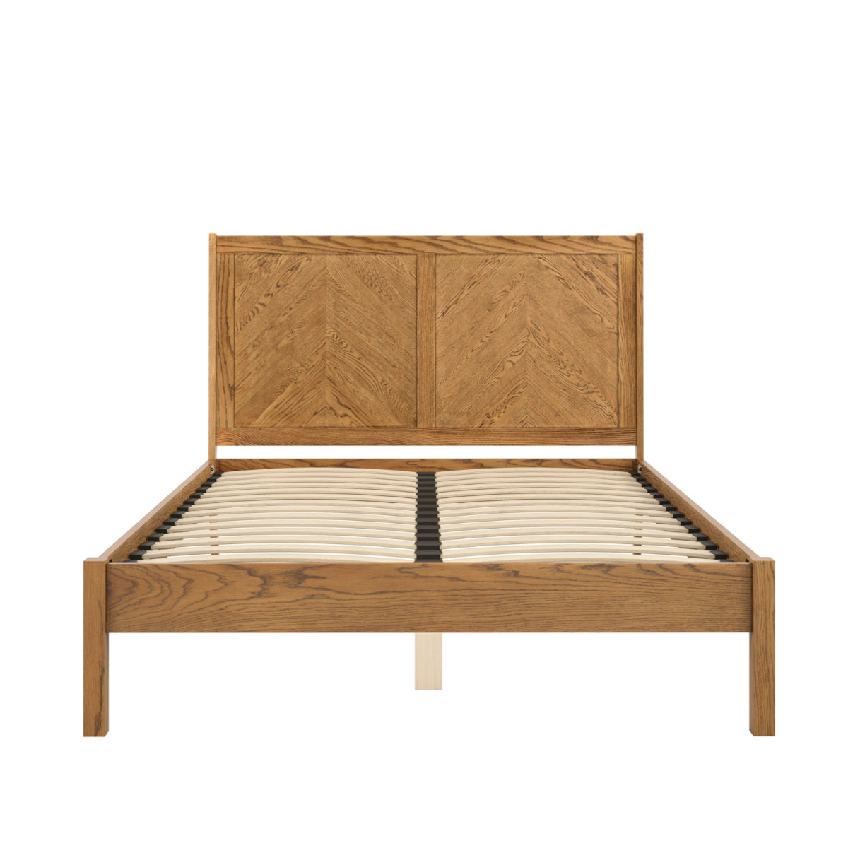 HO ME Ziggy Double Bed In Smoked Herringbone Beaumonde ho-me-ziggy-double-bed-in-smoked-herringbone-beaumonde