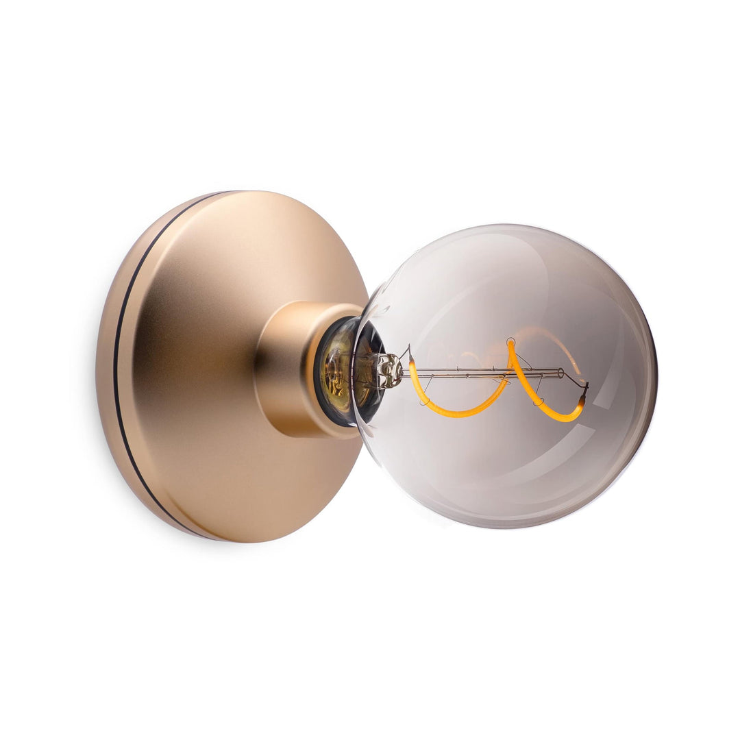 Humble Bee Rechargeable Wall Light-Smoked-Gold-Beaumonde