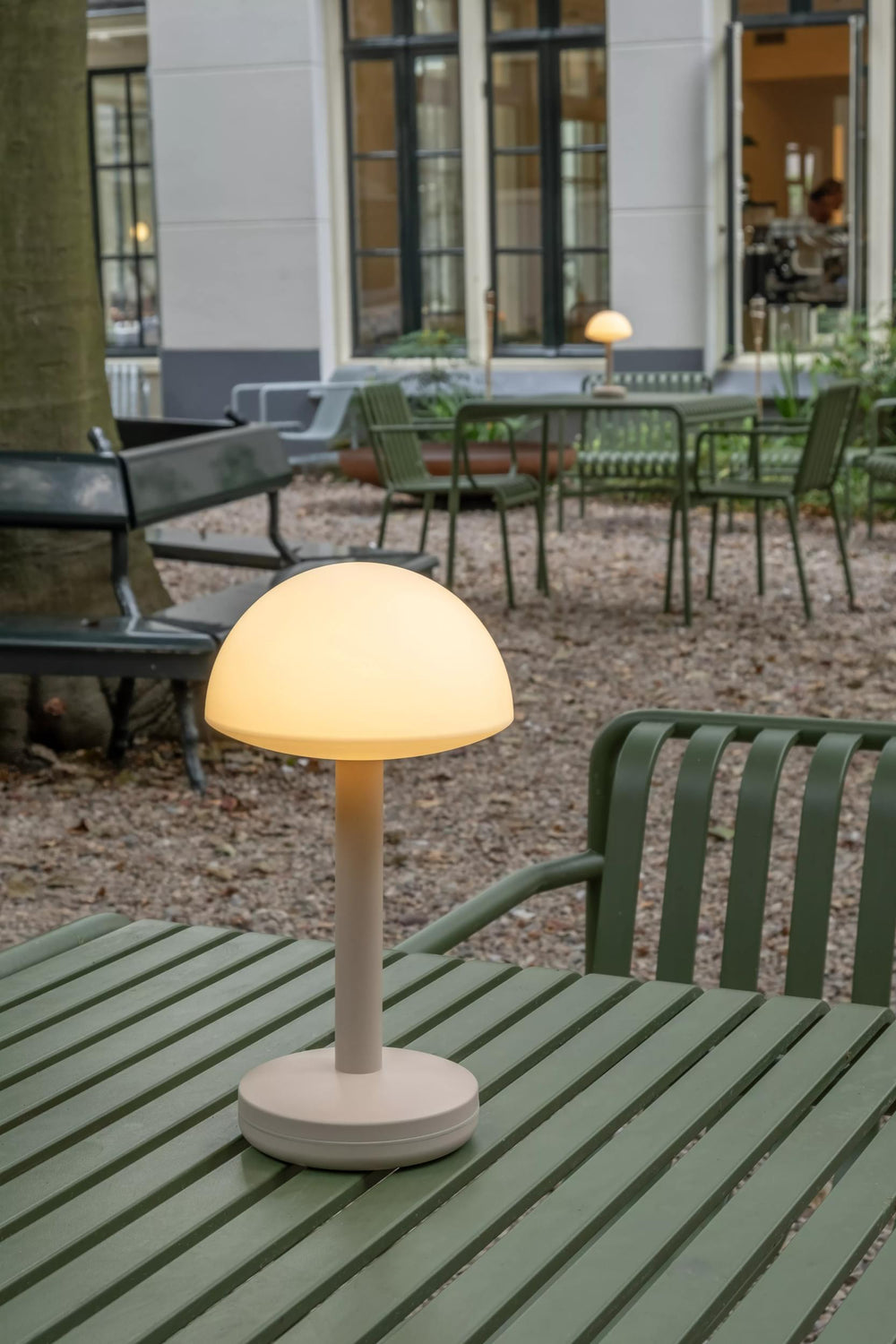 Humble Bug Rechargeable Table Light Beige-Beaumonde