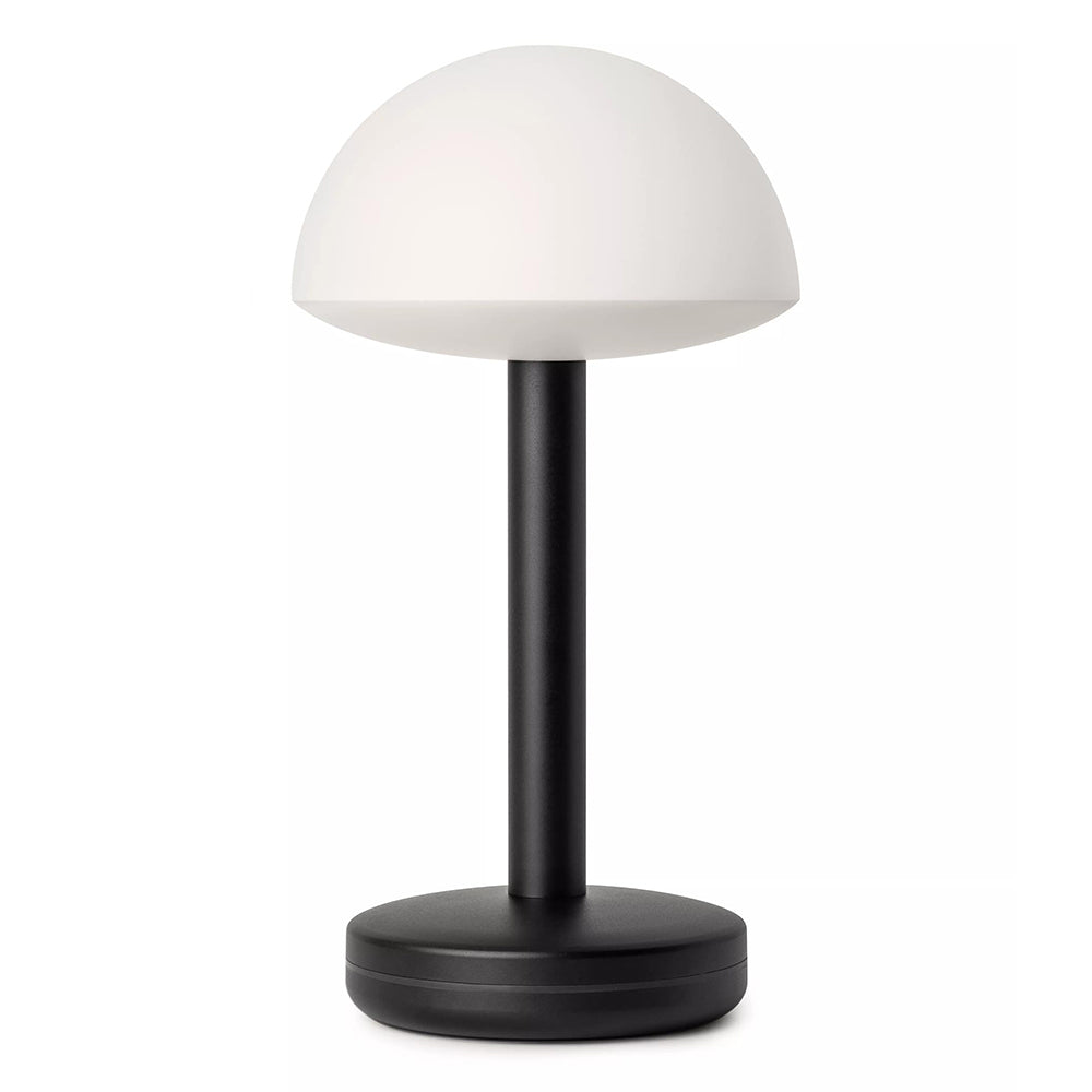 Humble Bug Rechargeable Table Light Black / Frosted - Beaumonde