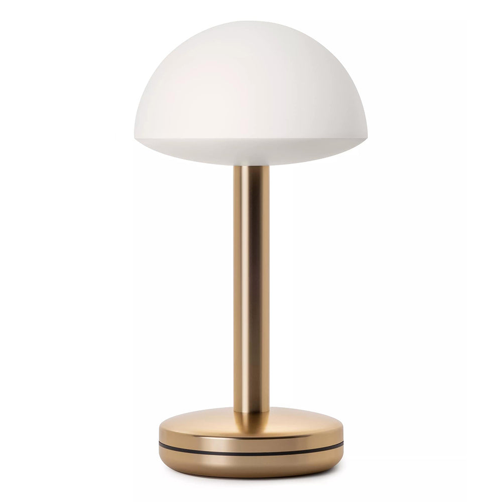 Humble Bug Rechargeable Table Light Gold / Frosted-HUMTL00306-Beaumonde