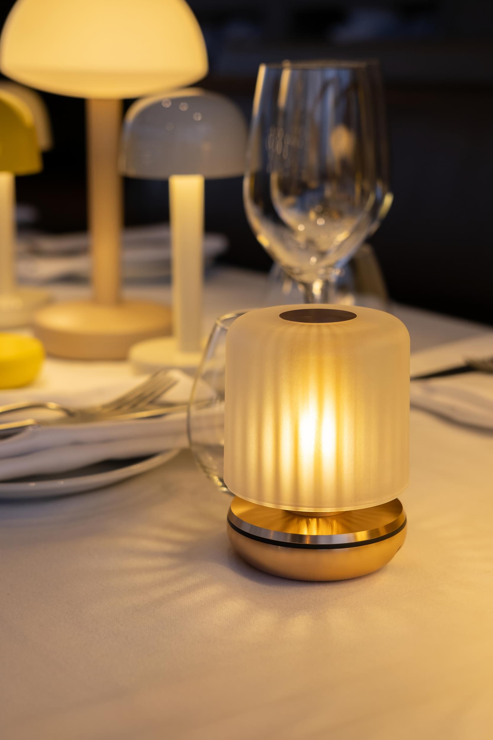 Firefly Table Humble Firefly Rechargeable Table Light-Frosted-Gold | Beaumonde