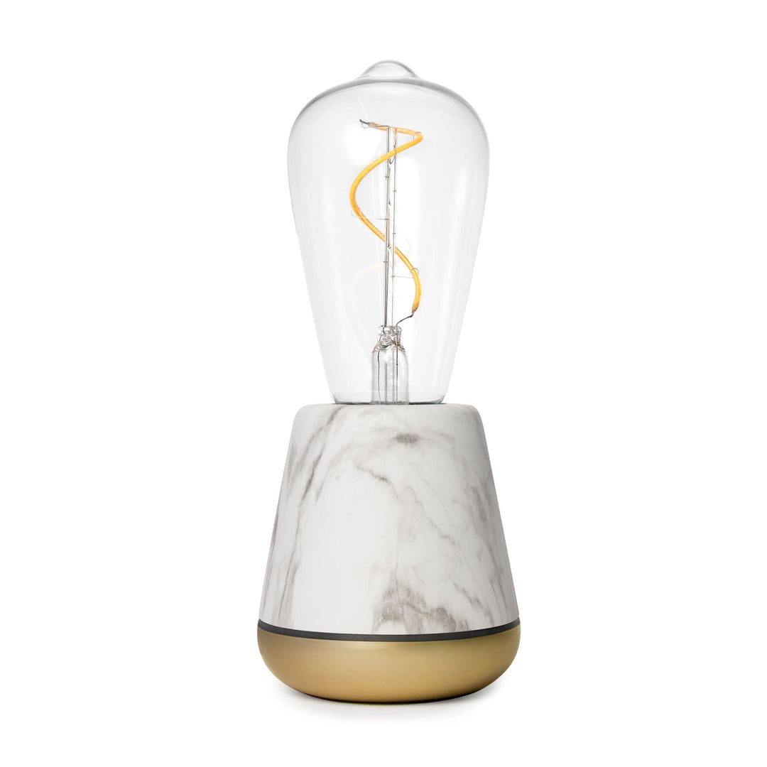 Humble One Rechargeable Table Light White Marble-Beaumonde