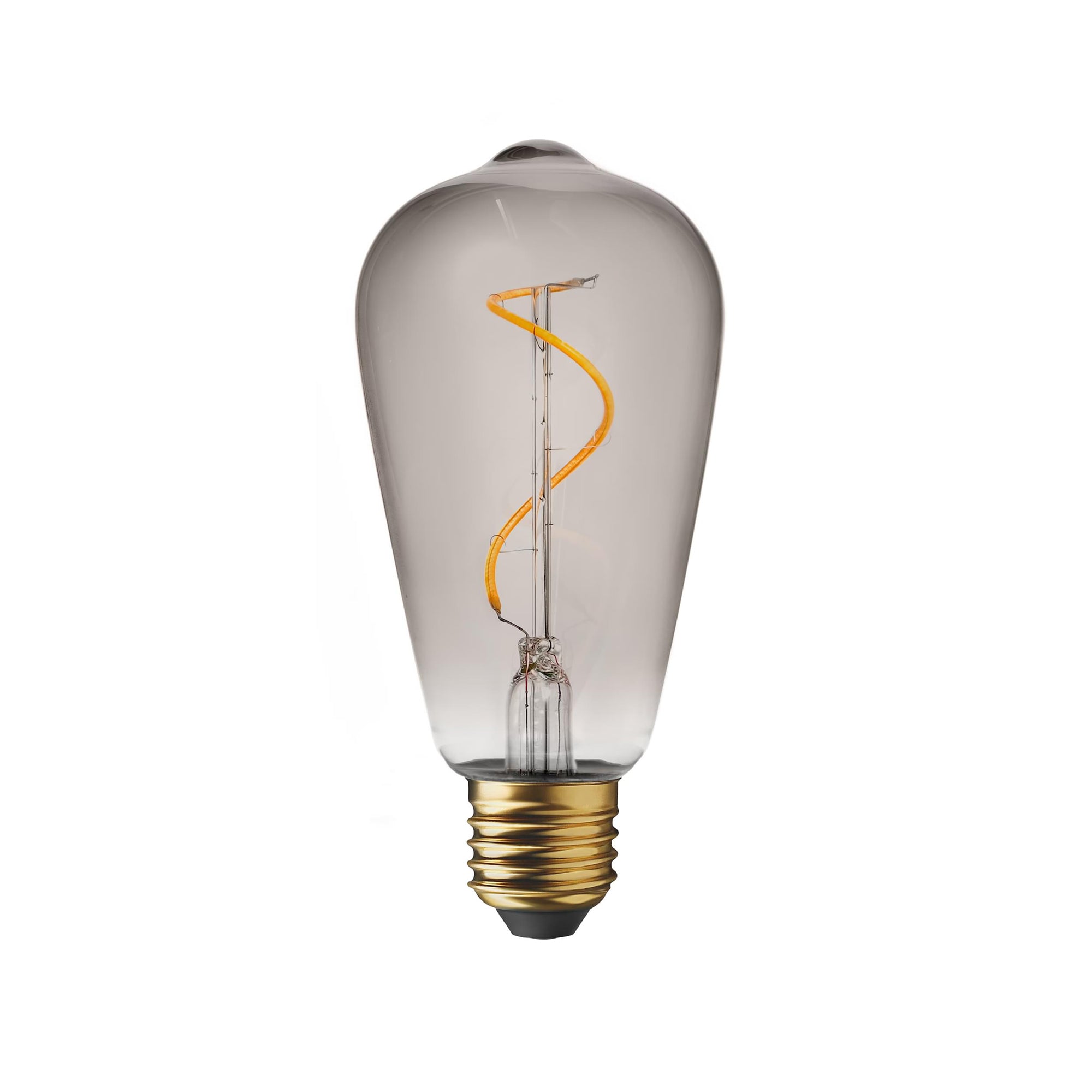 Humble ST64 Lamp Bulb-Swirl Bulb Smoked-Beaumonde
