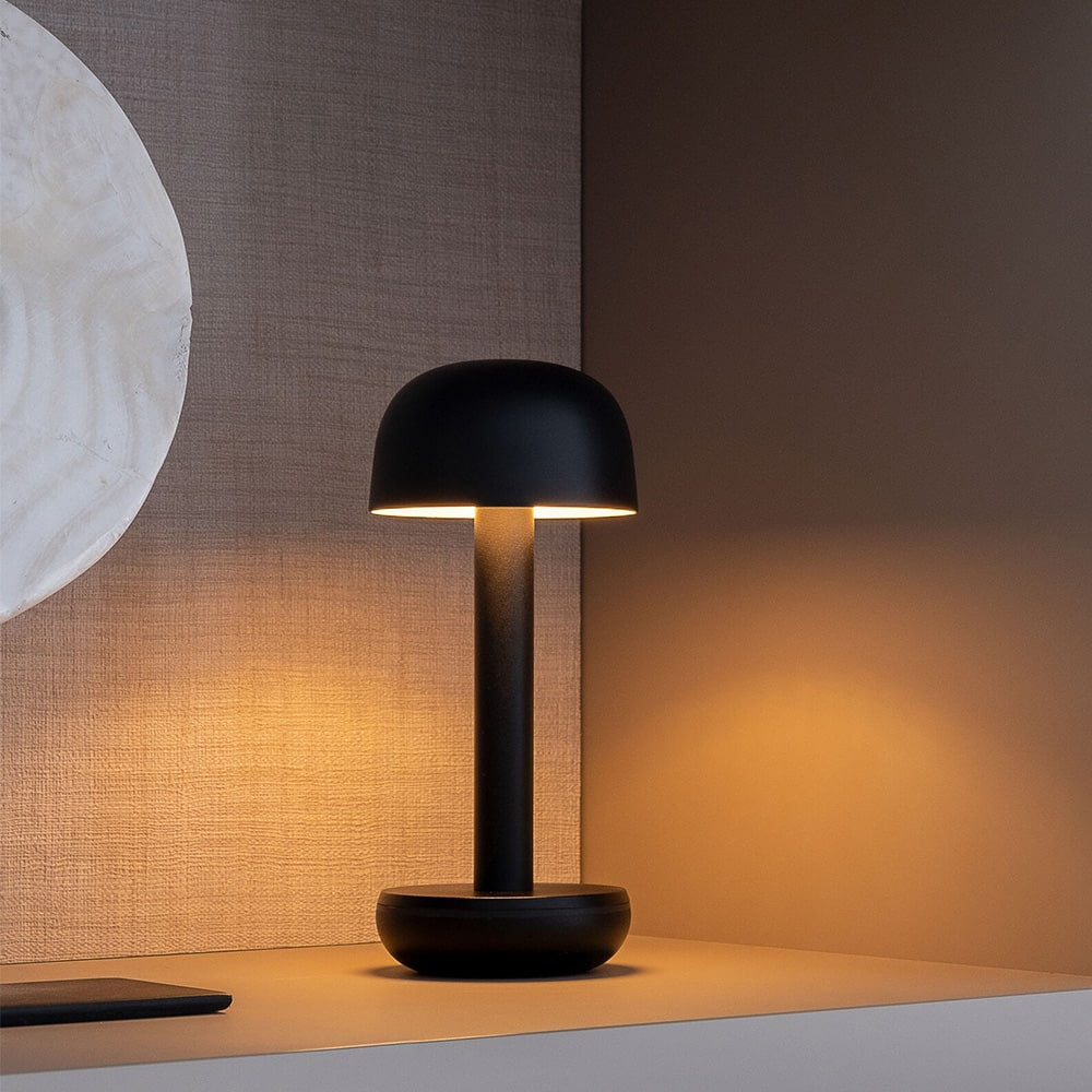 Humble Two Rechargeable Table Lamp Black-Beaumonde