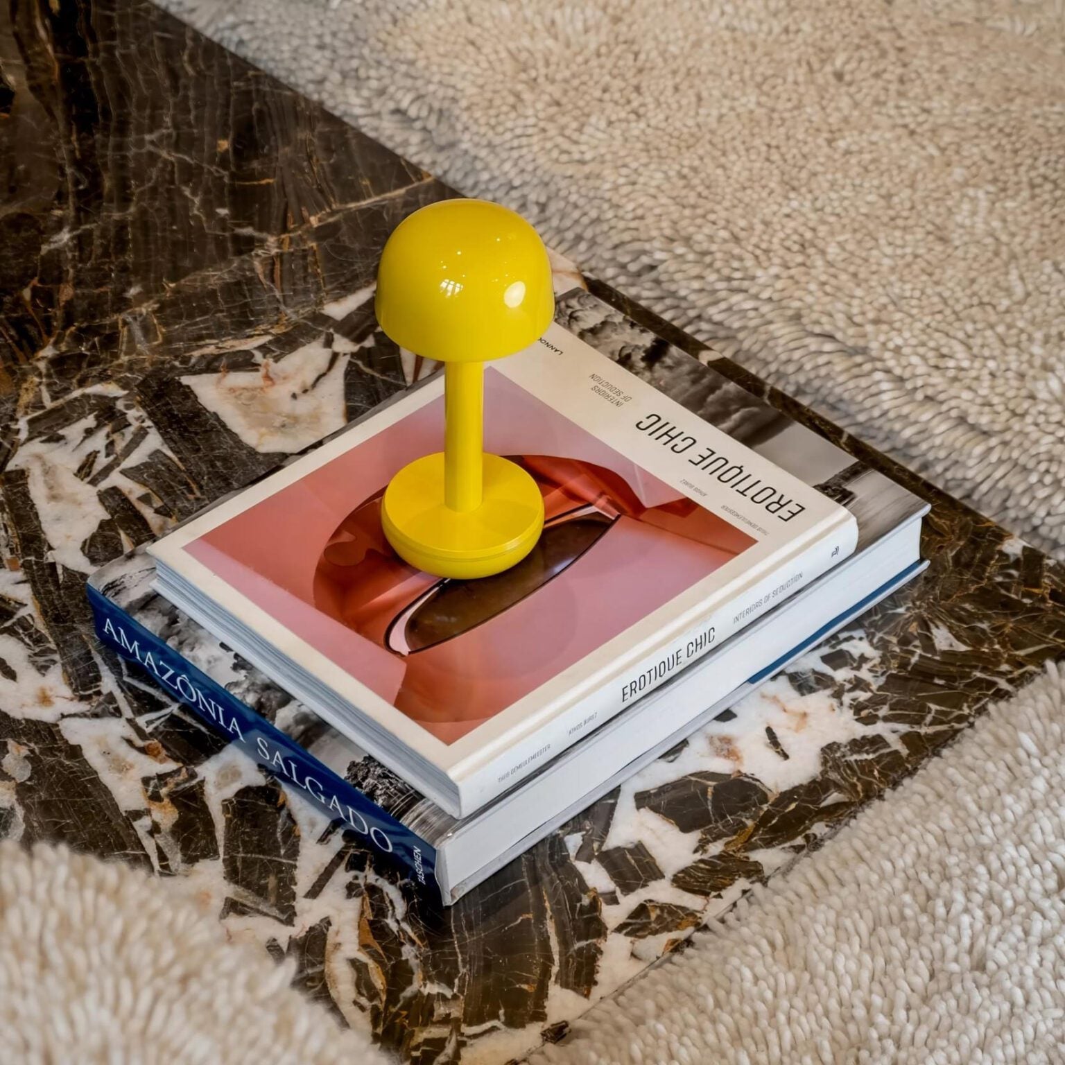 Humble Two Rechargeable Table Lamp Yellow-Beaumonde