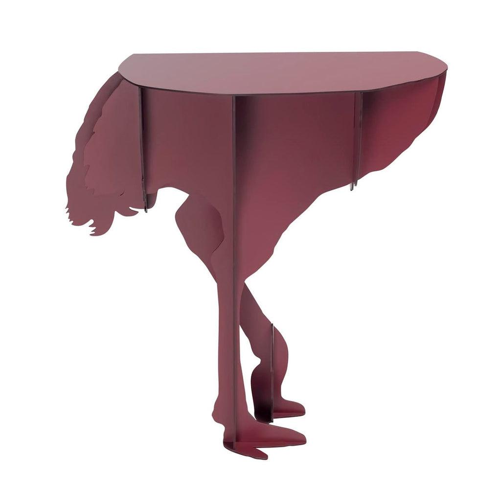 iBride Diva Ostrich Wall Console Table-Beaumonde