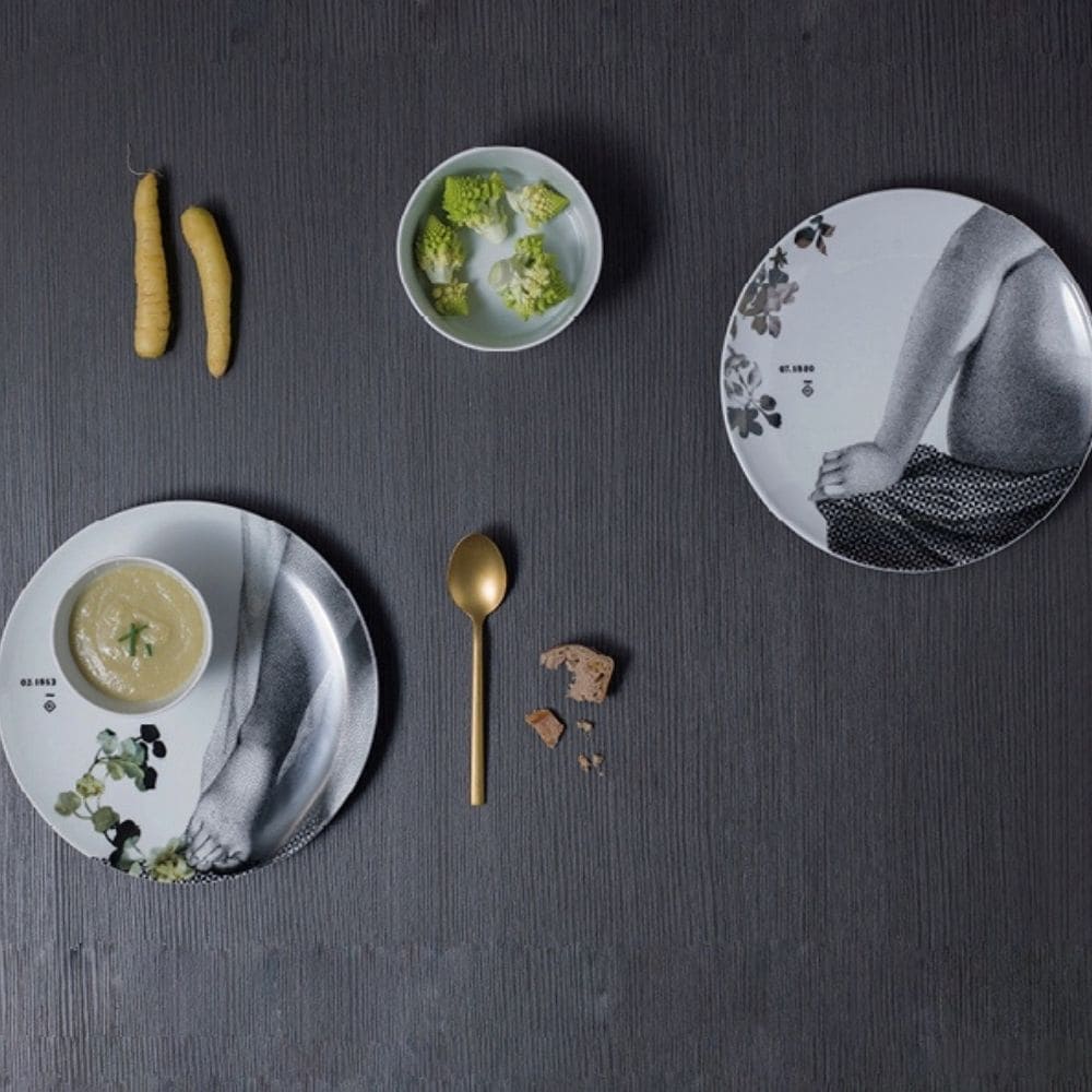 ibride Parnasse Set of Two Plates 27cm - Winter-Beaumonde