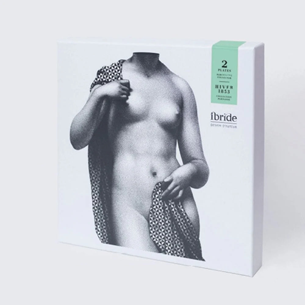 ibride Parnasse Set of Two Plates 27cm - Winter-Beaumonde