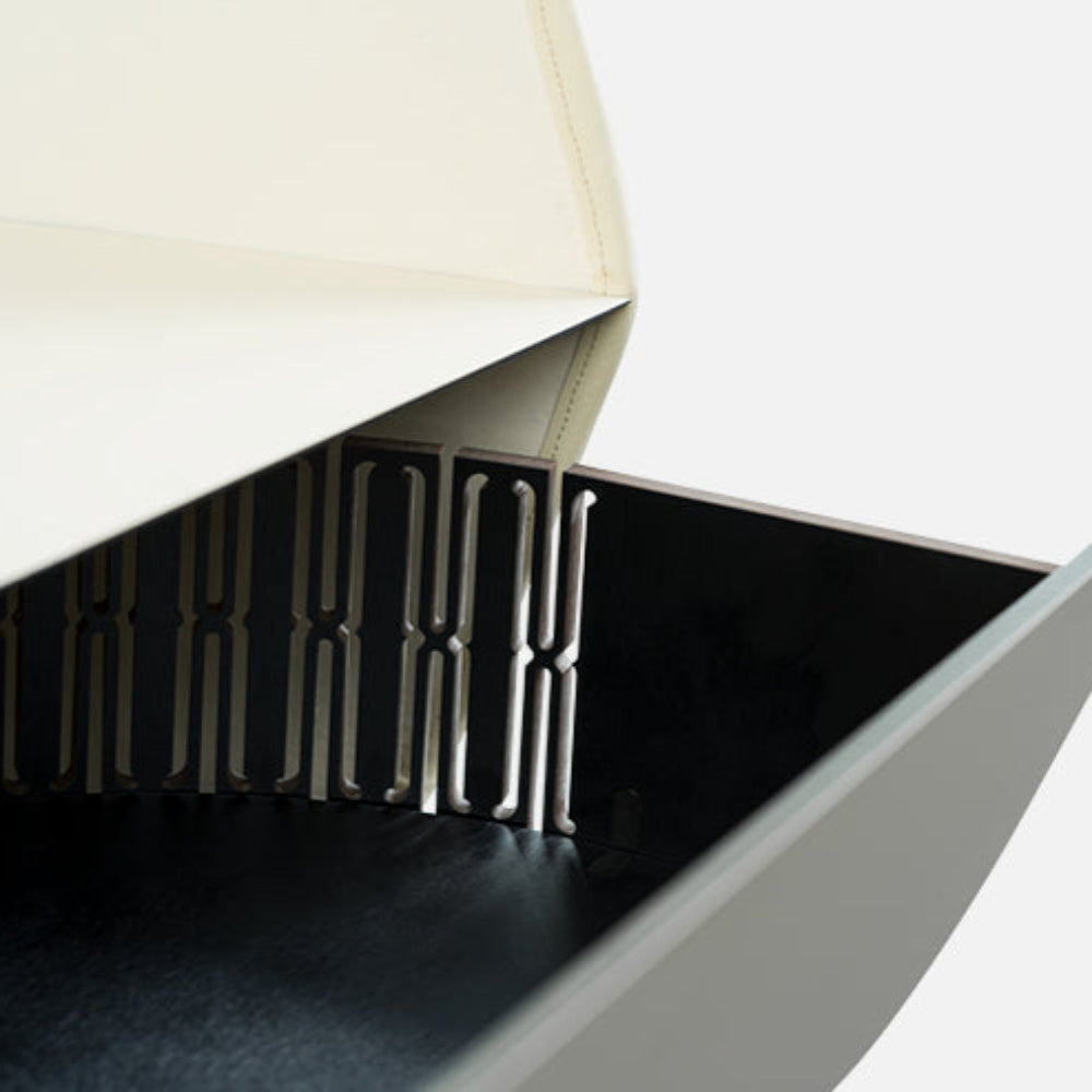 ibride Chaperon Chalk Wall Alcove with Drawer-Beaumonde