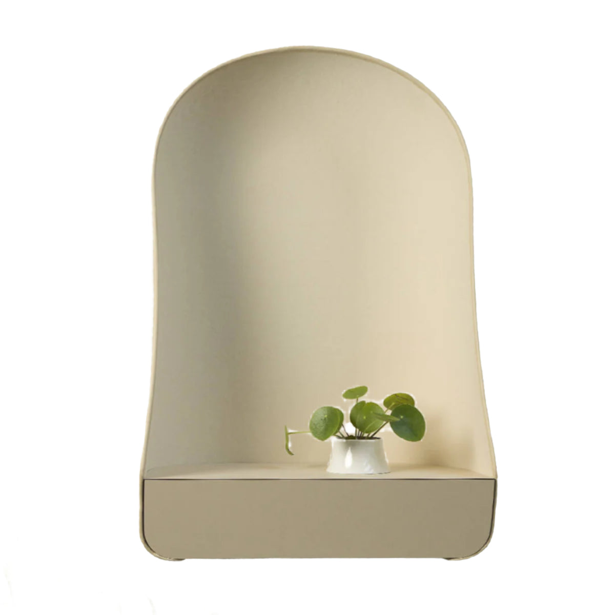 ibride Chaperon Chalk Wall Alcove with Drawer-Beaumonde