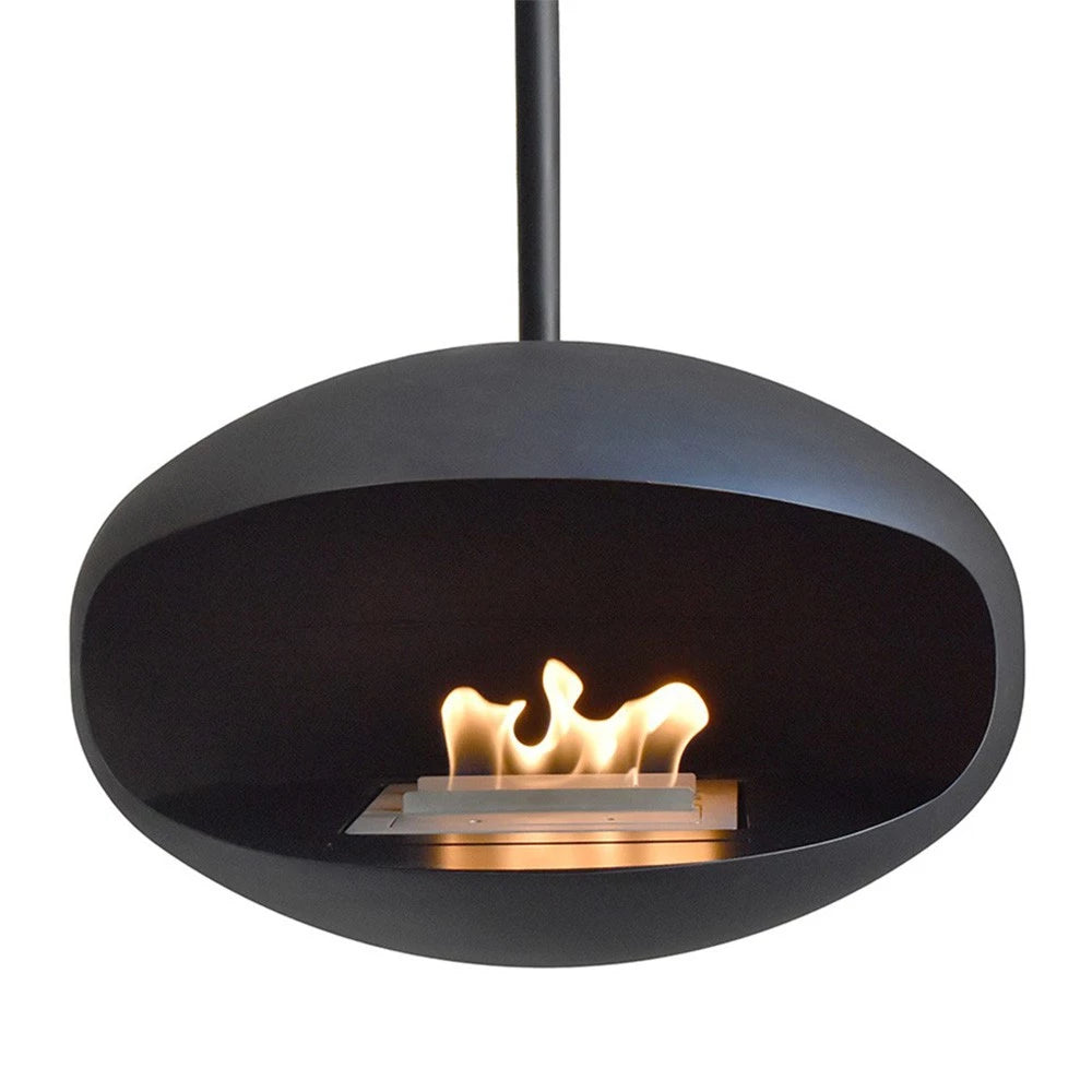 Cocoon Fires Aeris - Matte Black with Black Pole