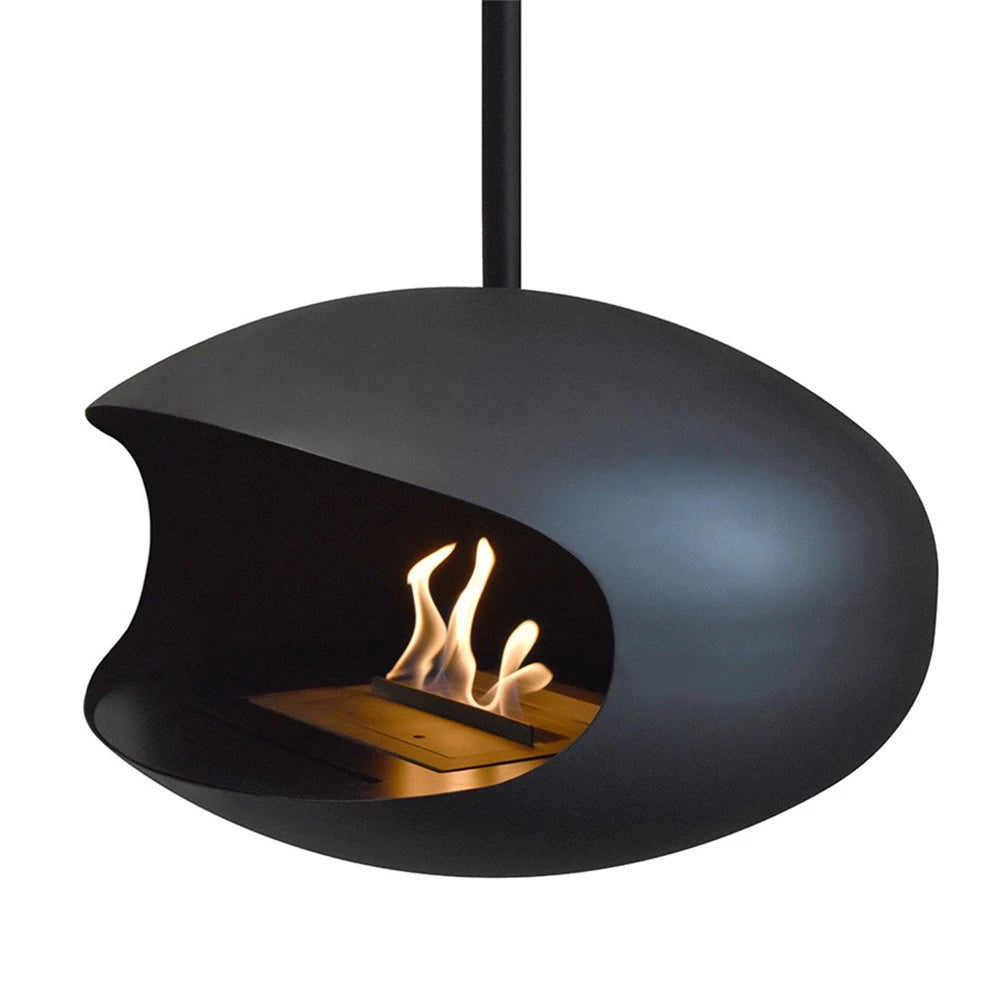 Cocoon Fires Aeris - Matte Black with Black Pole