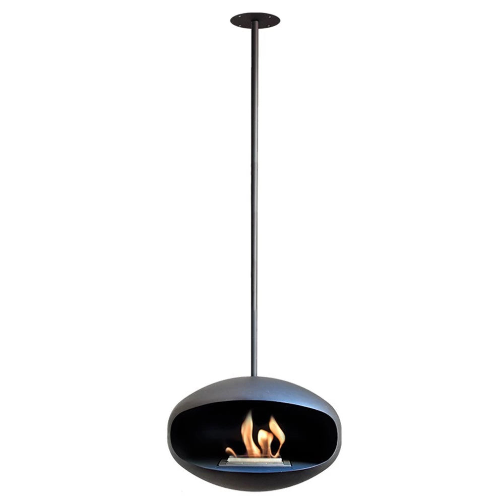 Cocoon Fires Aeris - Matte Black with Black Pole