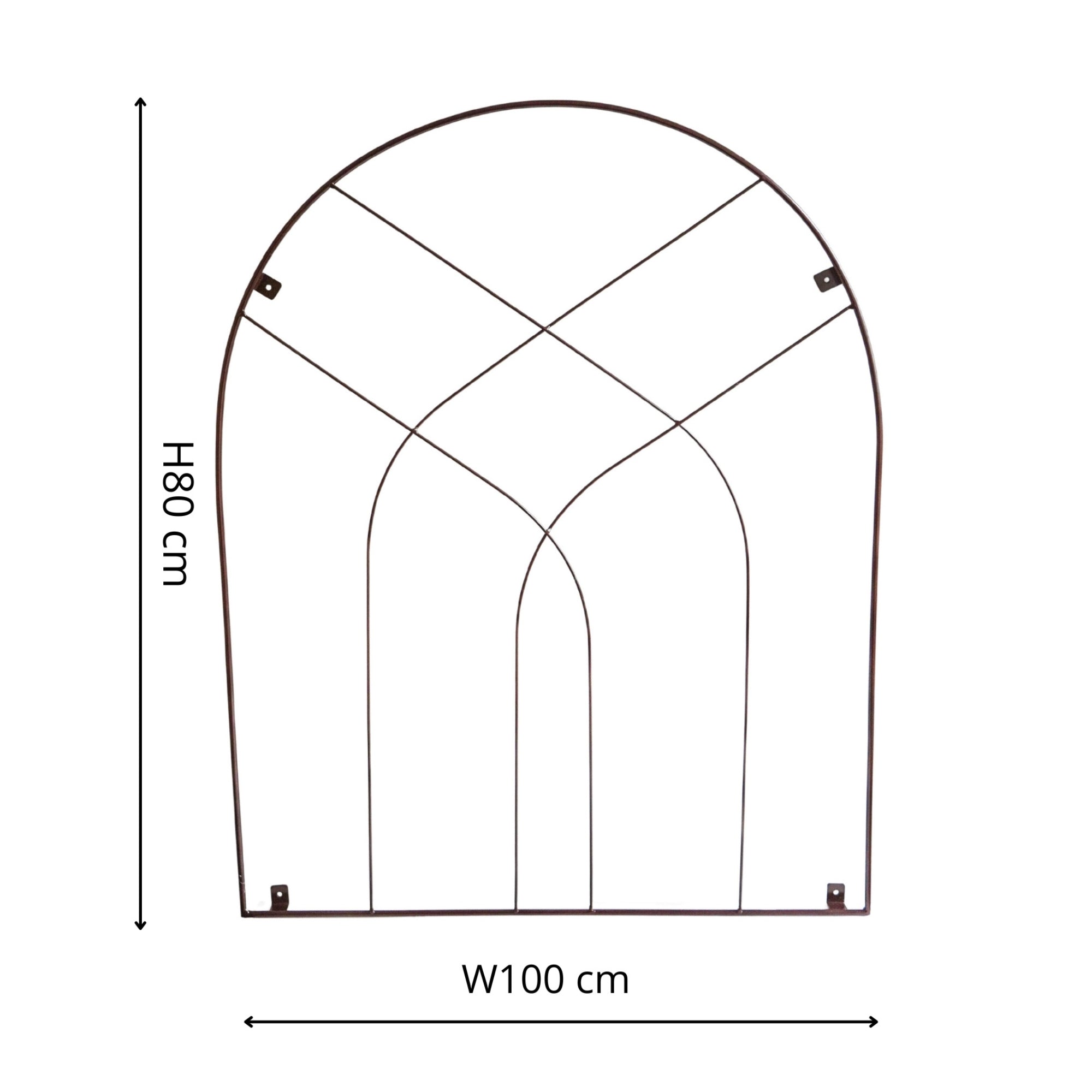 Ivyline Arch Garden Wall Trellis-Beaumonde